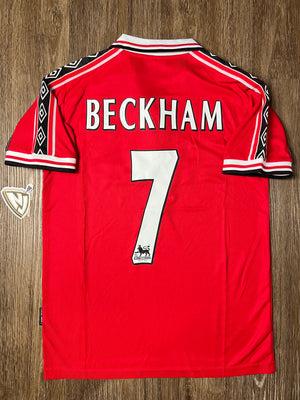 98/99 Manchester United David Beckham Home Jersey