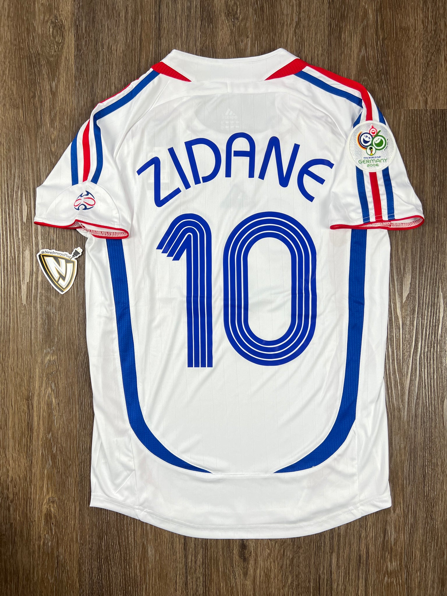 2006 France Zinedine Zidane 10 World Cup Final Jersey
