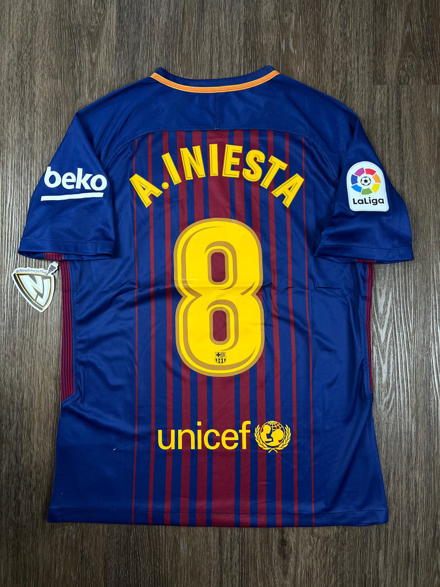 Iniesta online barca jersey