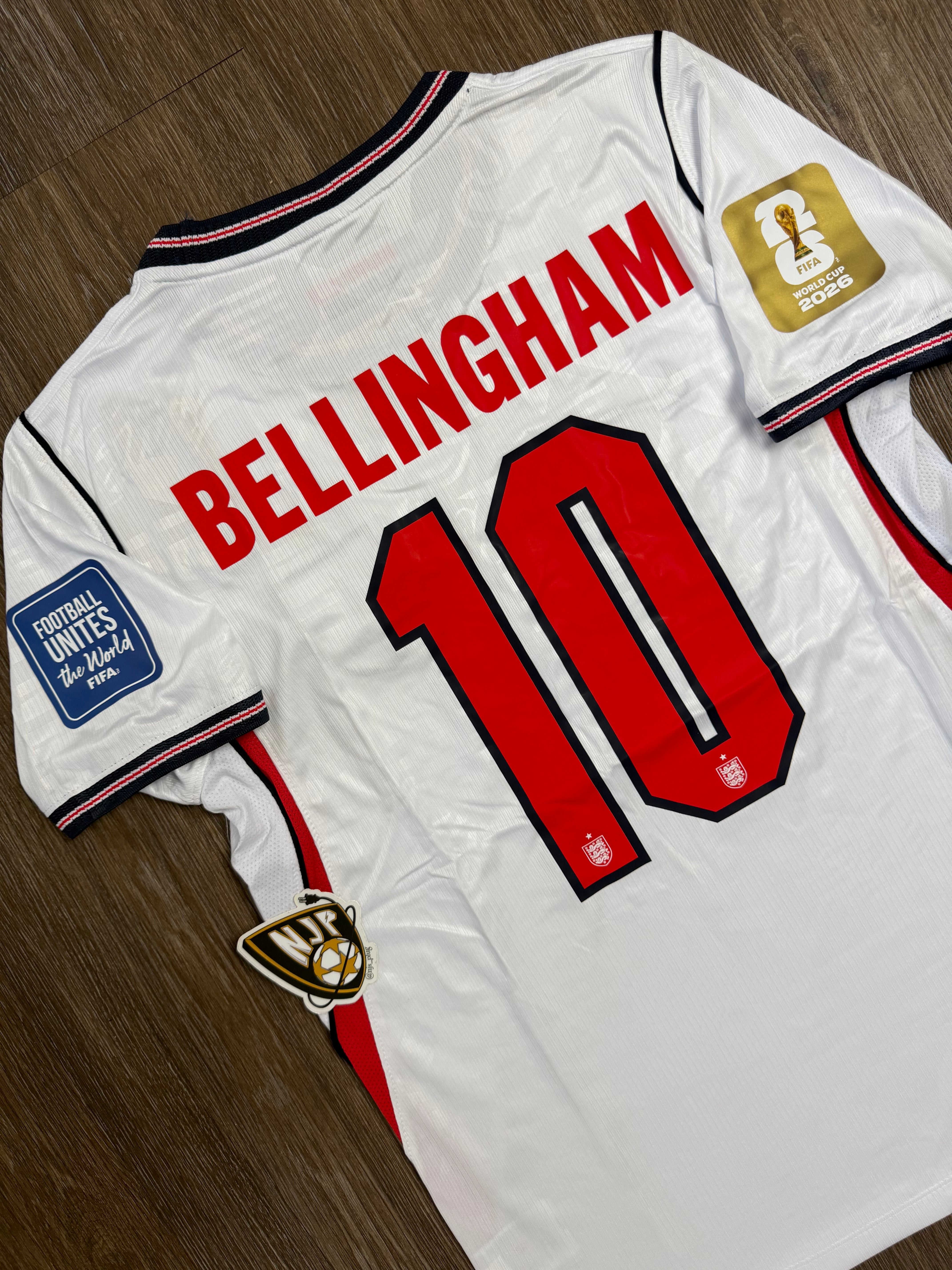 2026 England Jude Bellingham Home Jersey