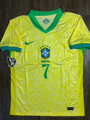 24/25 Brazil Vini Jr Home Jersey