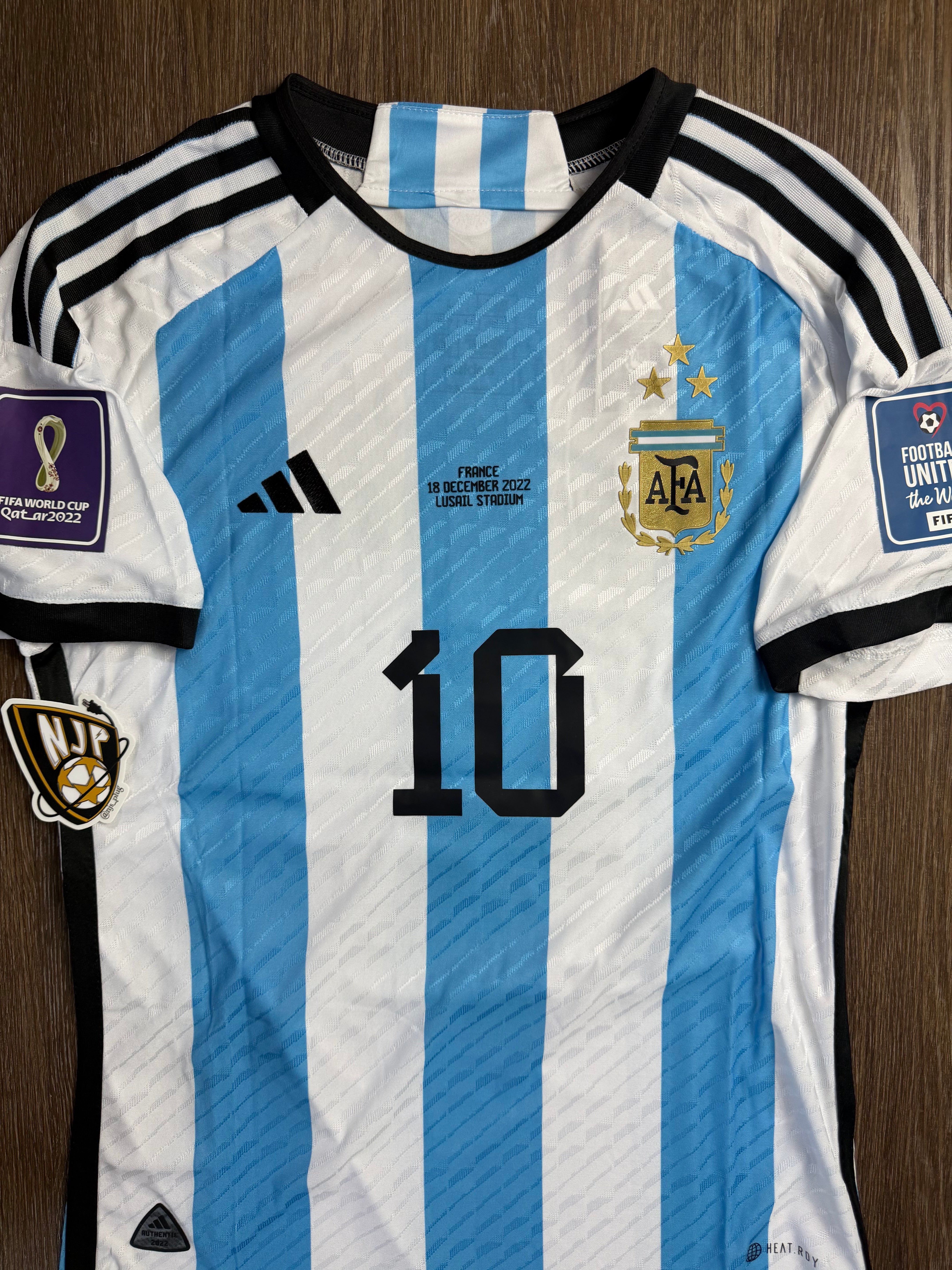 2022 Argentina Lionel Messi Final Jersey