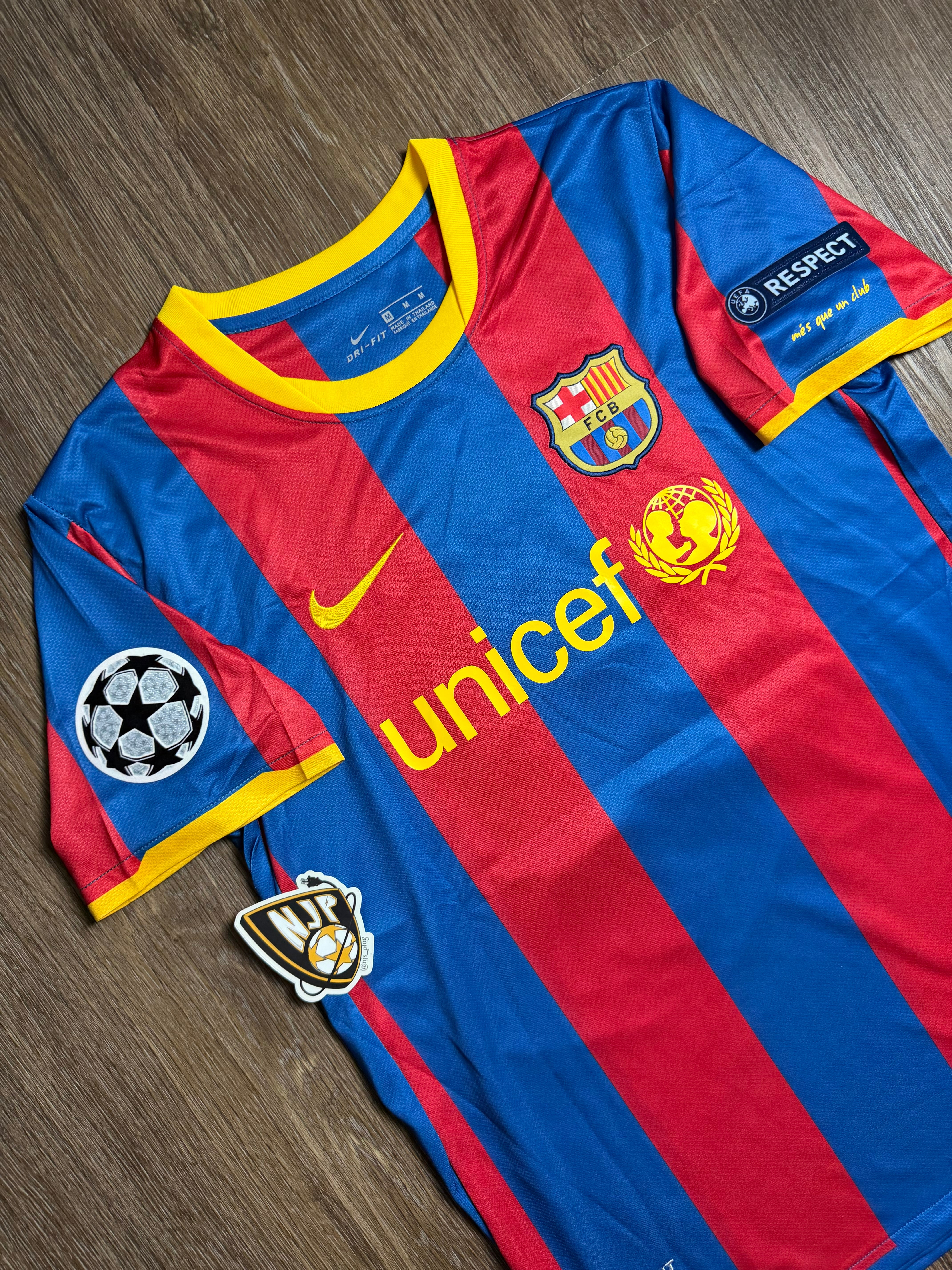 2010/11 Barcelona Lionel Messi 10 Home Jersey