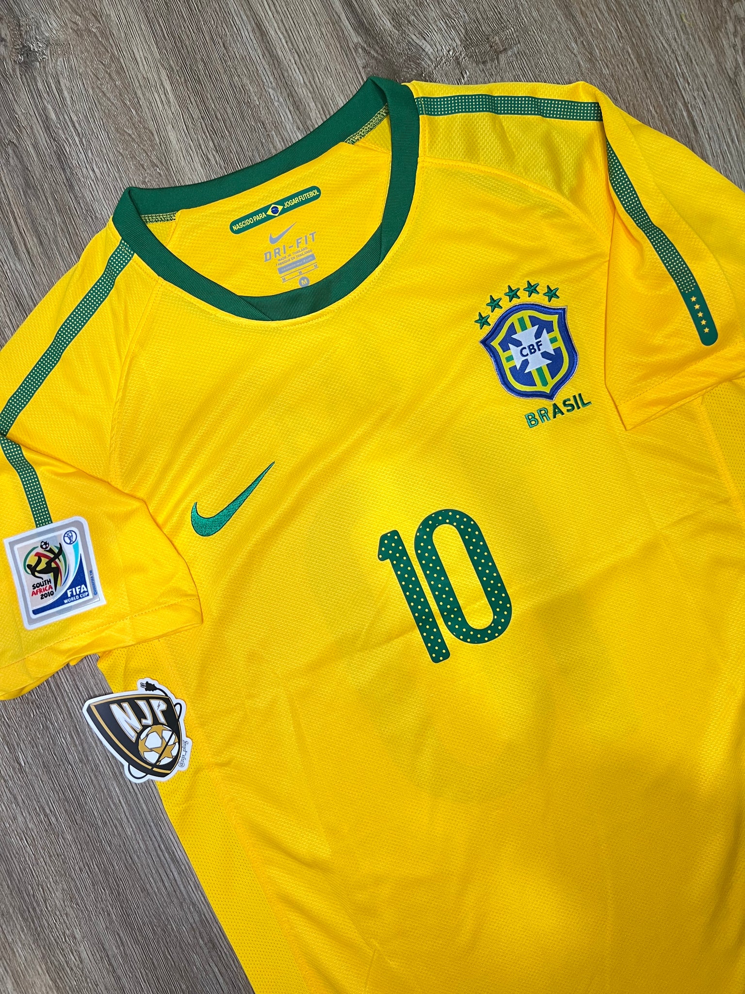 2010 Brazil Kaká Home Jersey