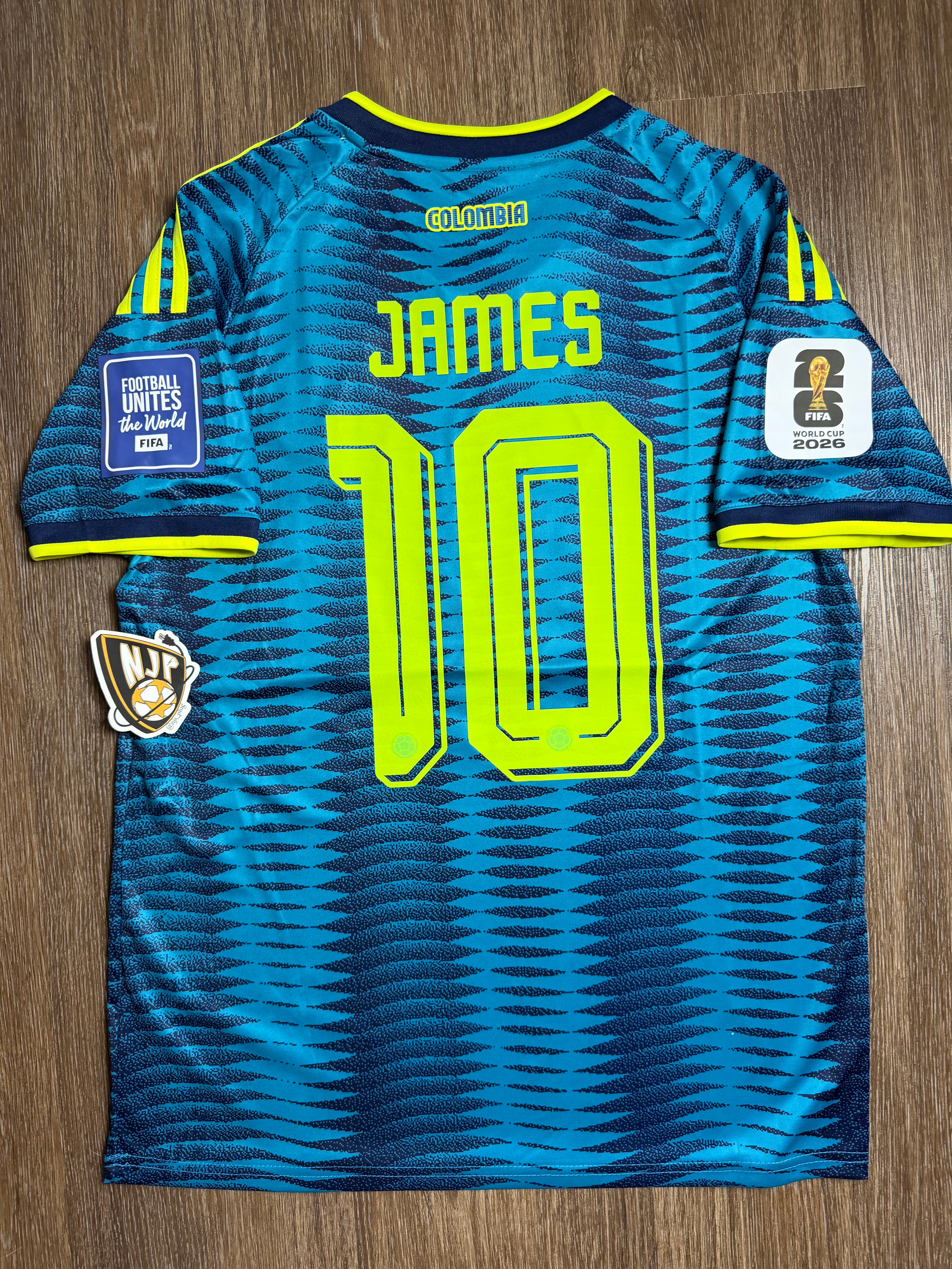 2026 Colombia James Rodriguez Away Jersey