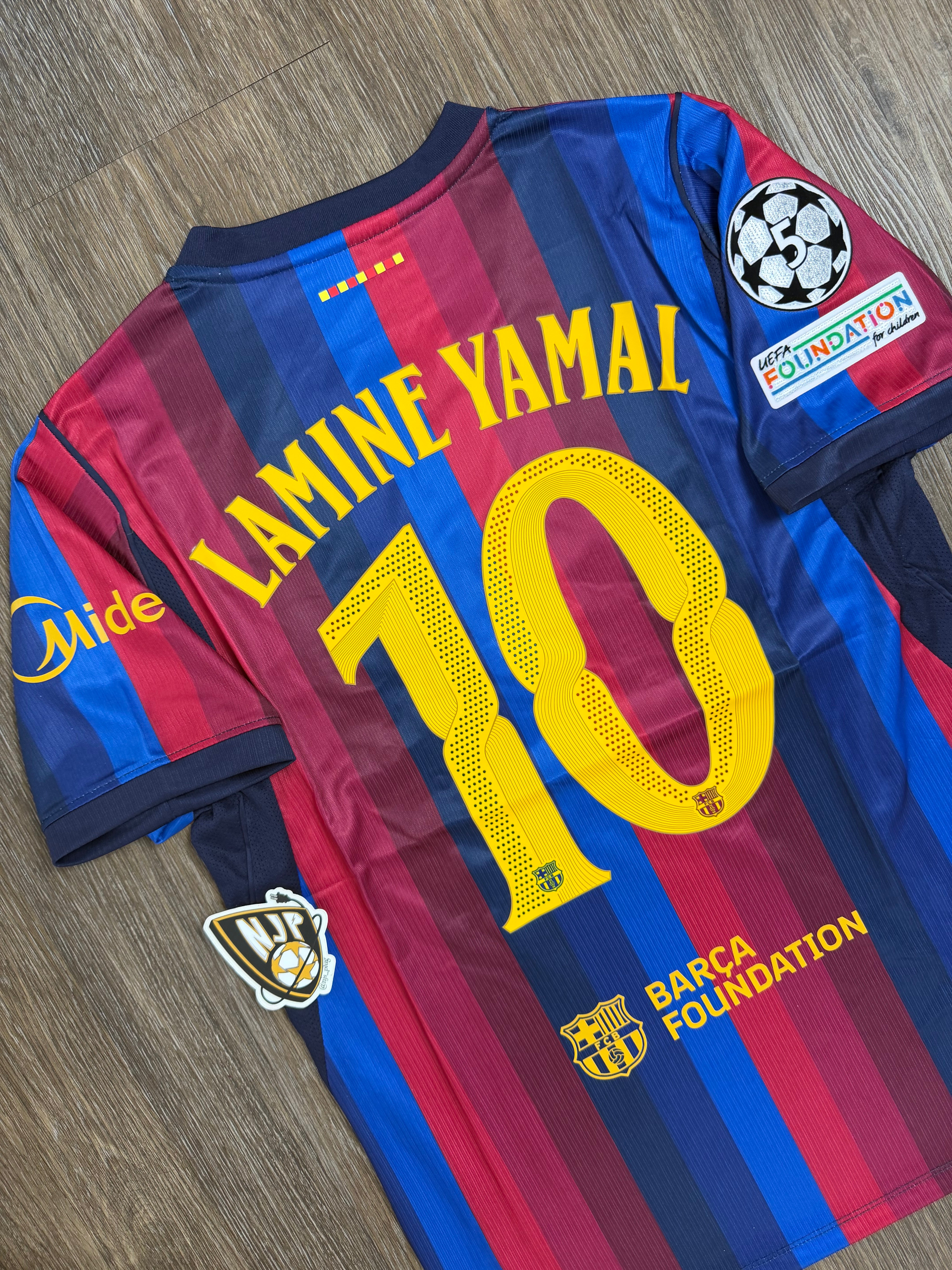 26/27 Barcelona Lamine Yamal Home Jersey