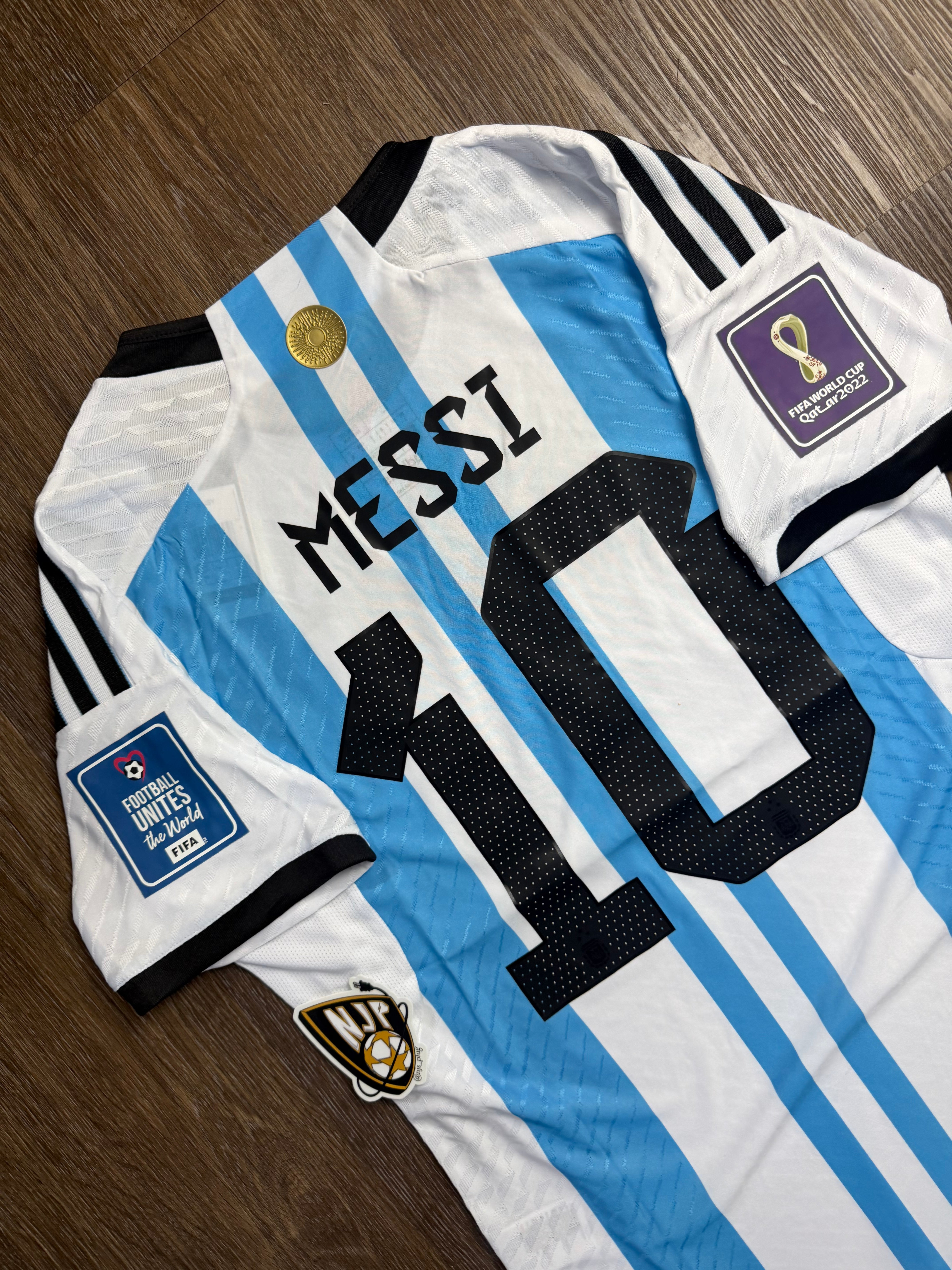 2022 Argentina Lionel Messi Final Jersey