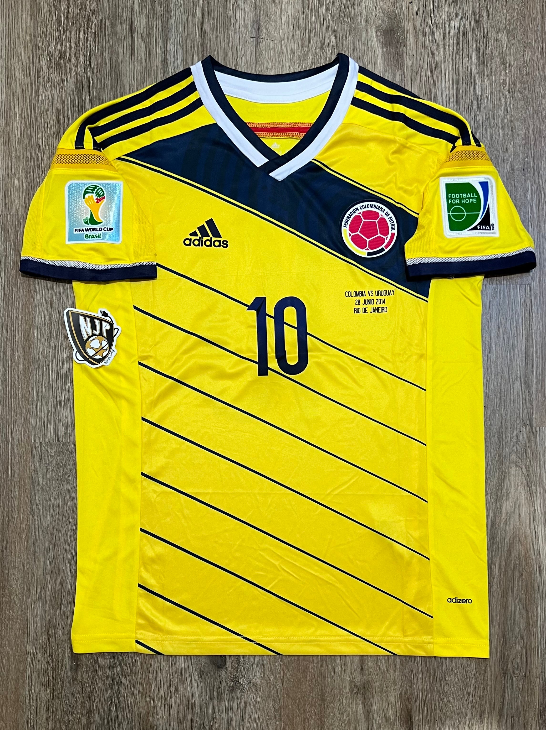 2014 Colombia James Rodriguez Home Jersey