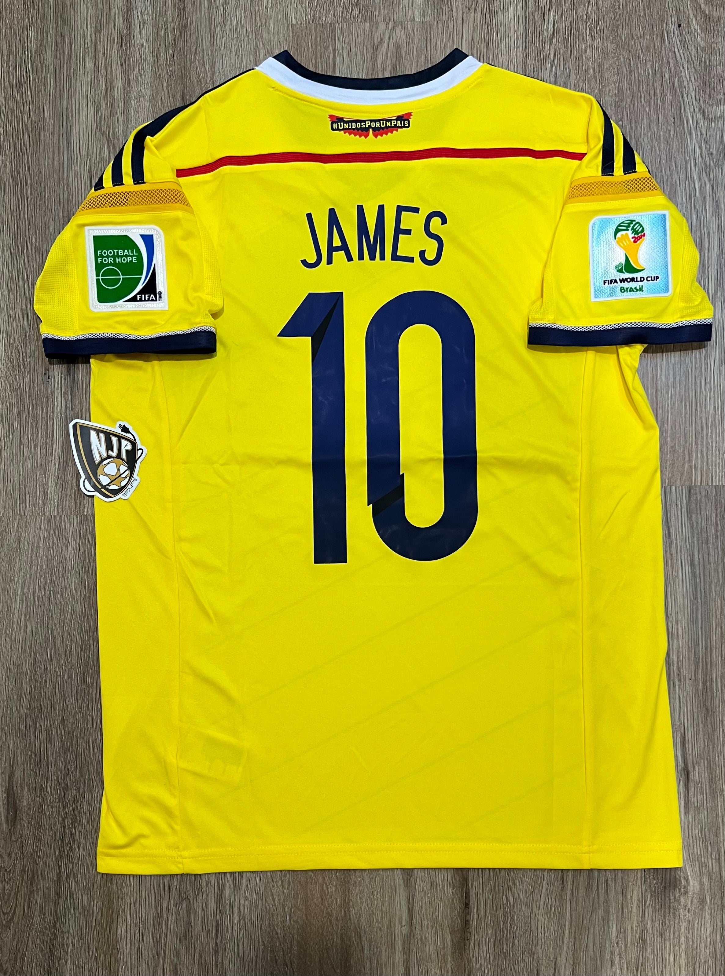 2014 Colombia James Rodriguez Home Jersey