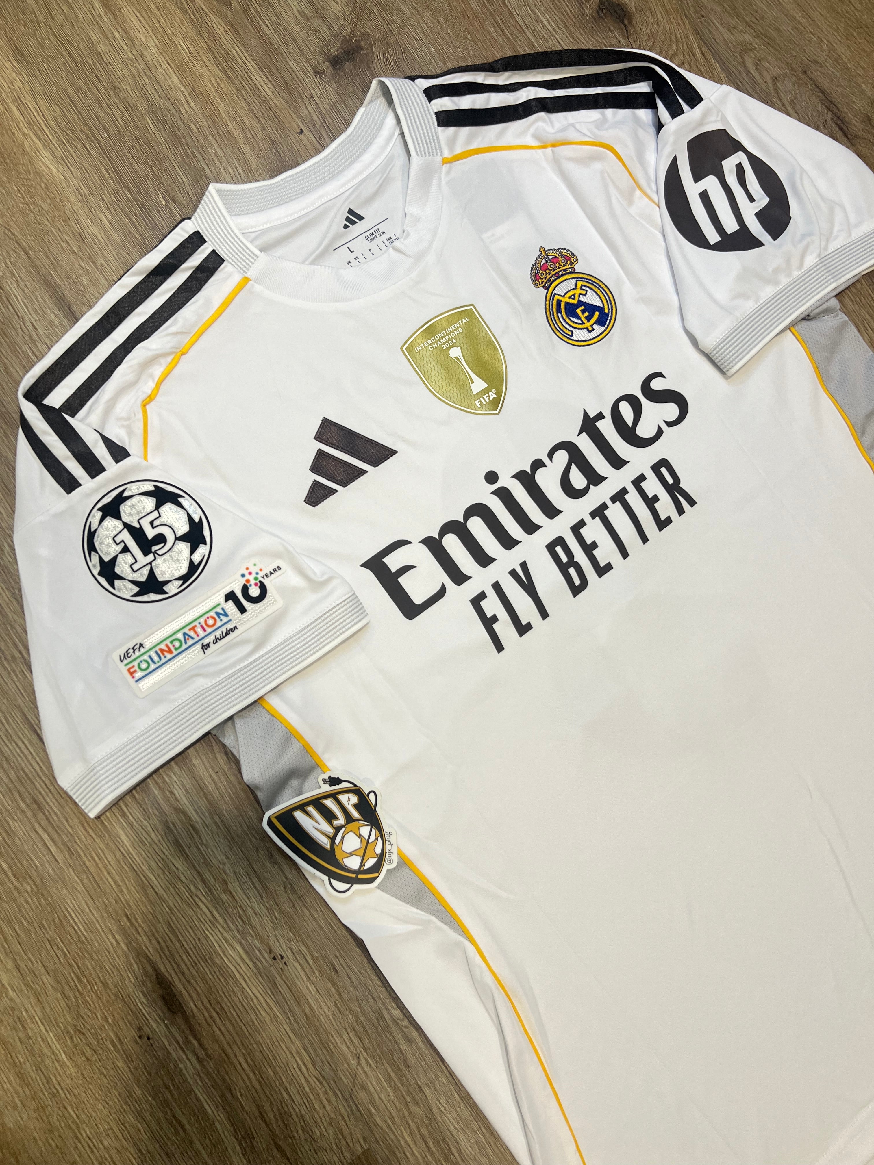 25/26 Real Madrid Kylian Mbappe Home Jersey