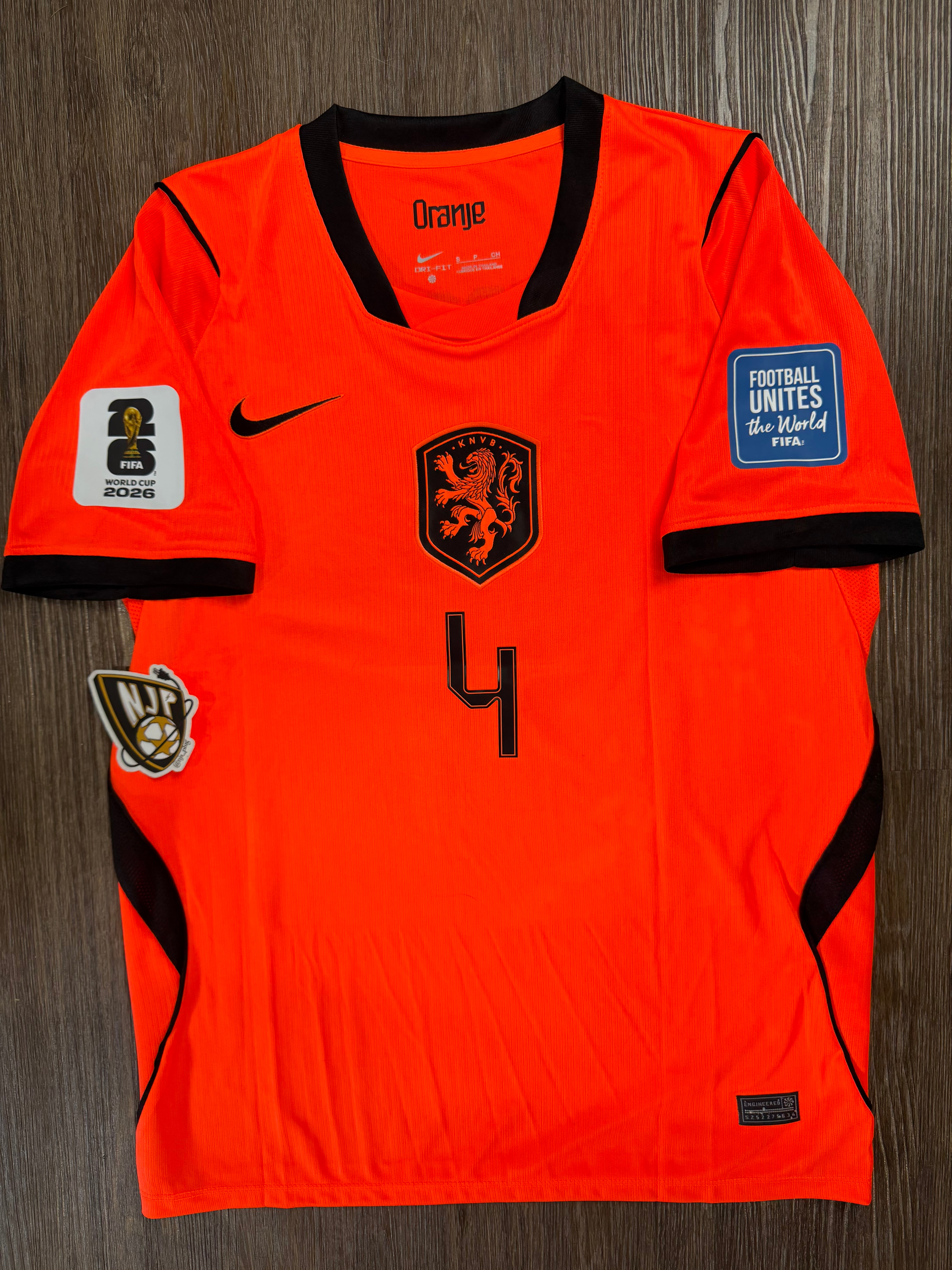 2026 Netherlands Virgil Van Dijk Home Jersey