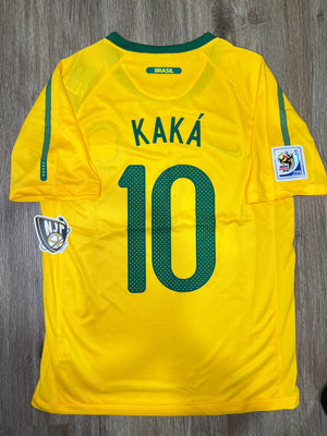 2010 Brazil Kaká Home Jersey