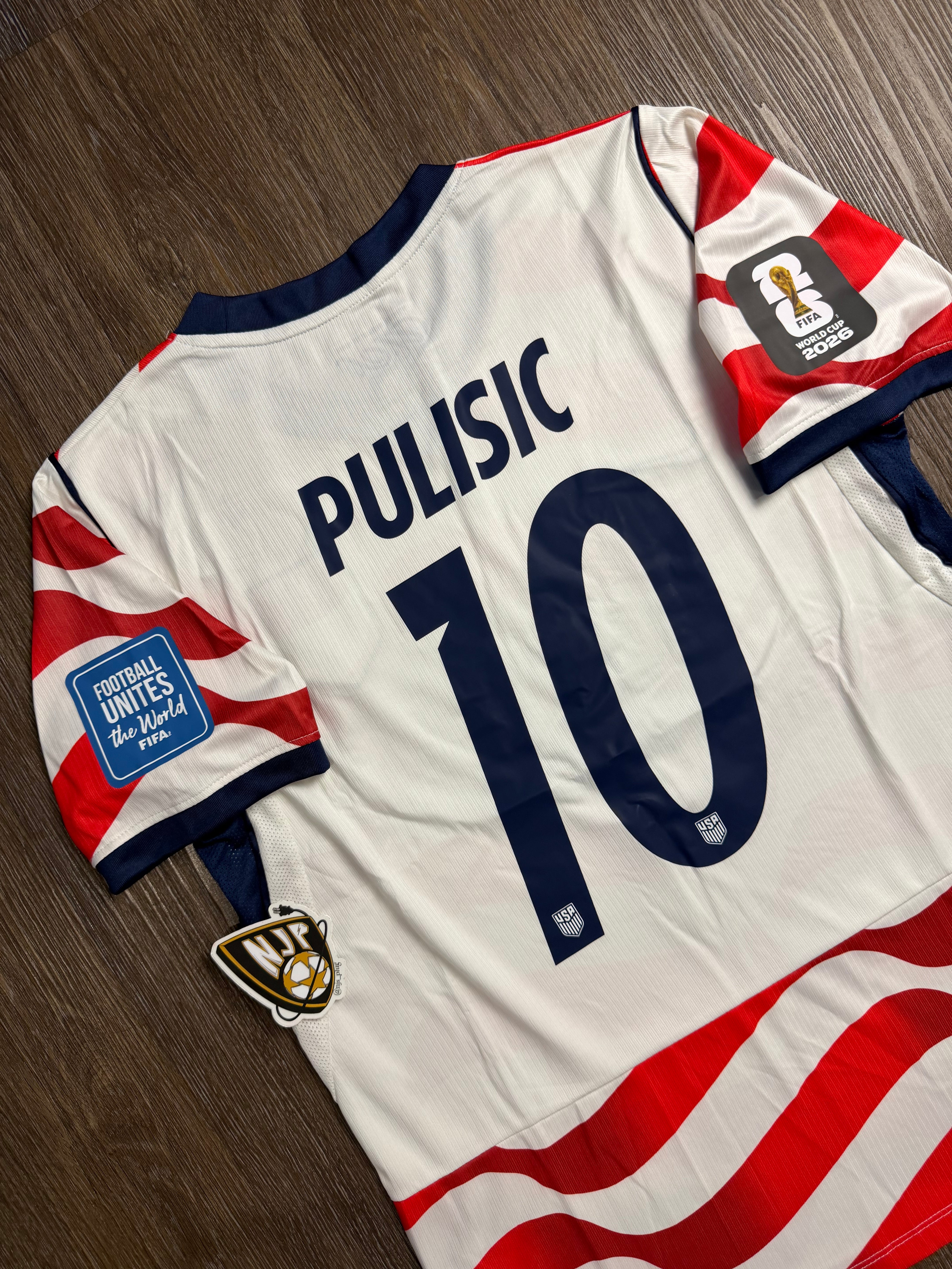 2026 USMNT Christian Pulisic Home Jersey