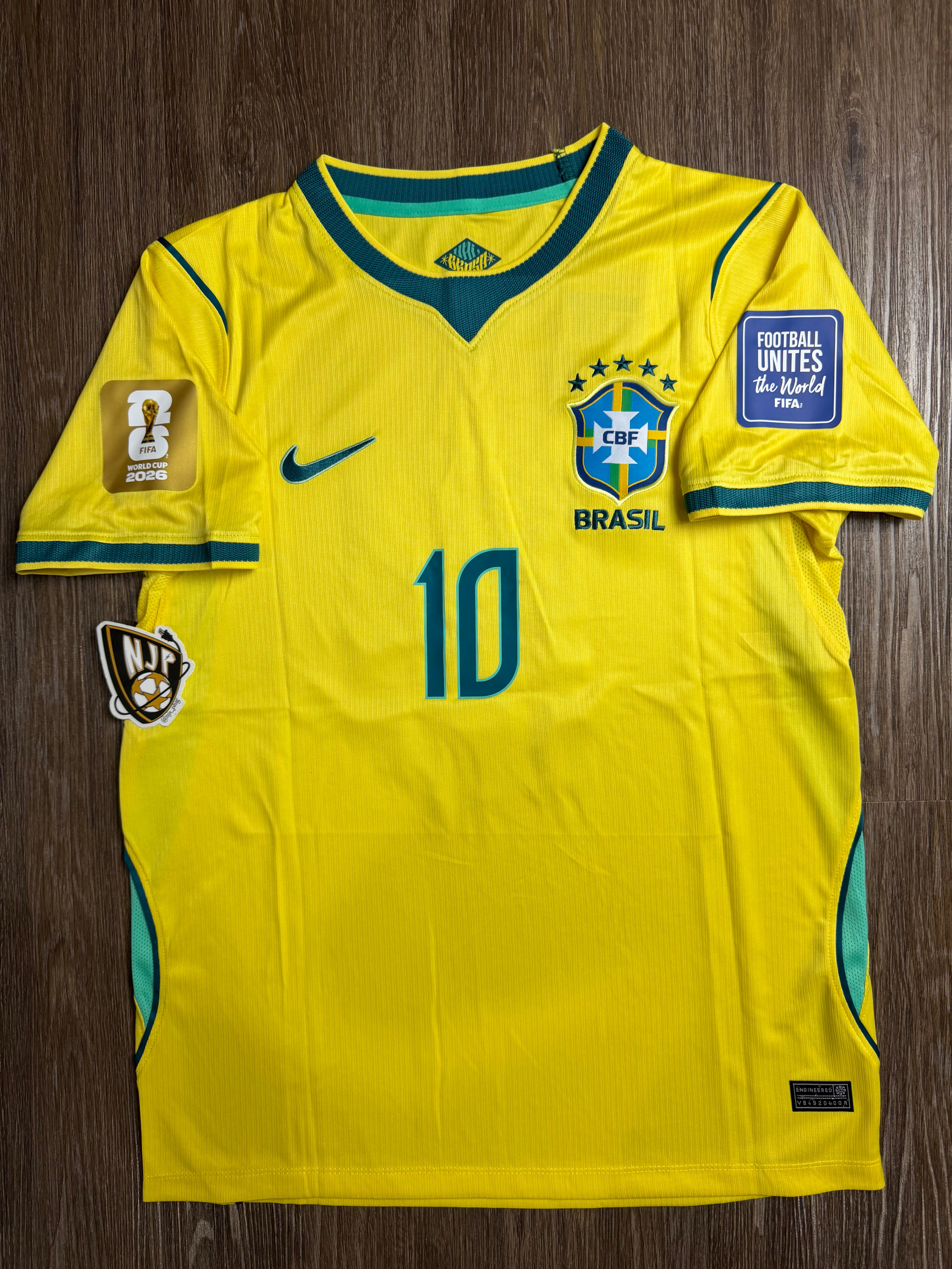 2026 Brazil Neymar Jr Home Jersey