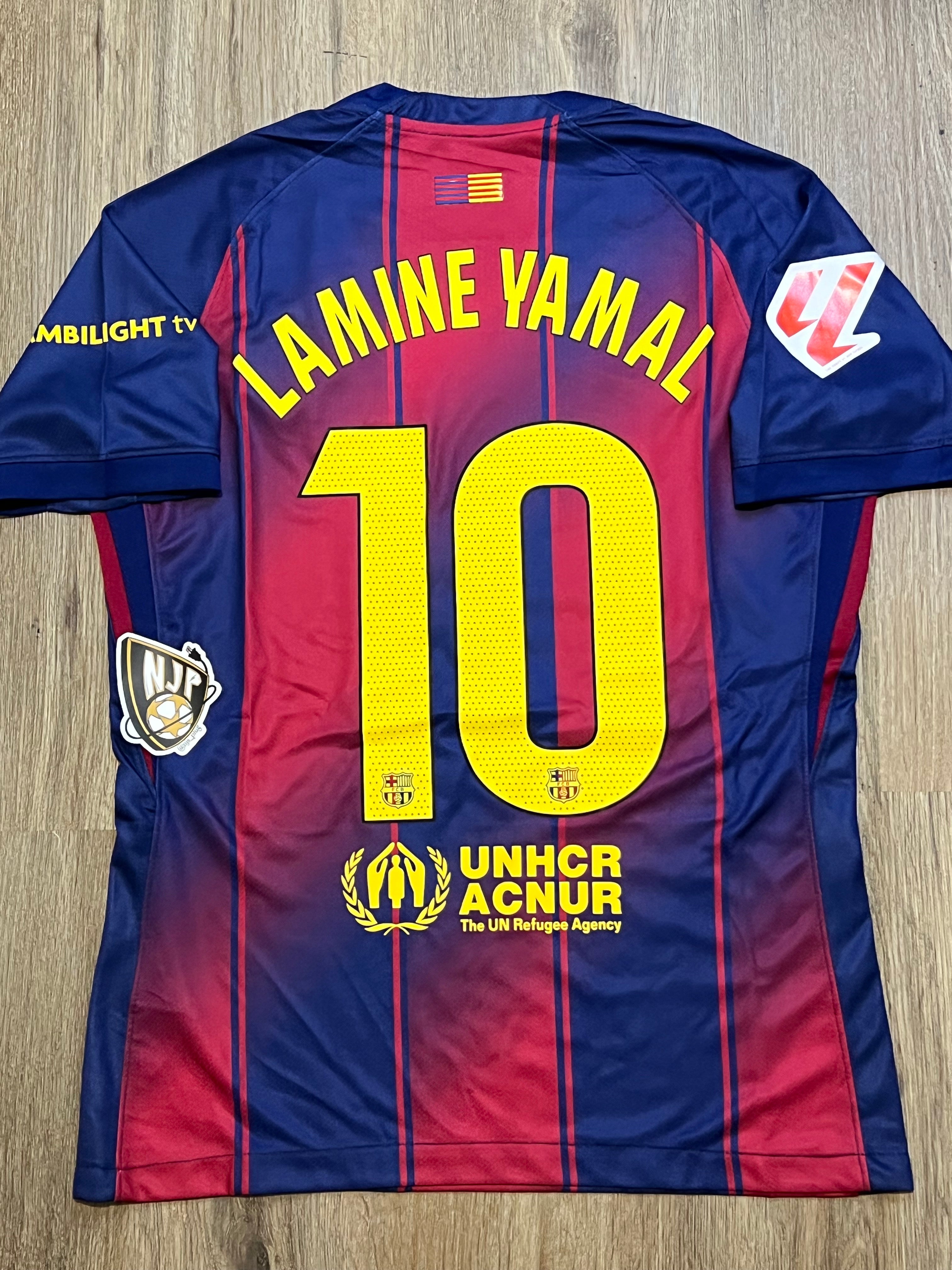 25/26 Barcelona Lamine Yamal Home Jersey