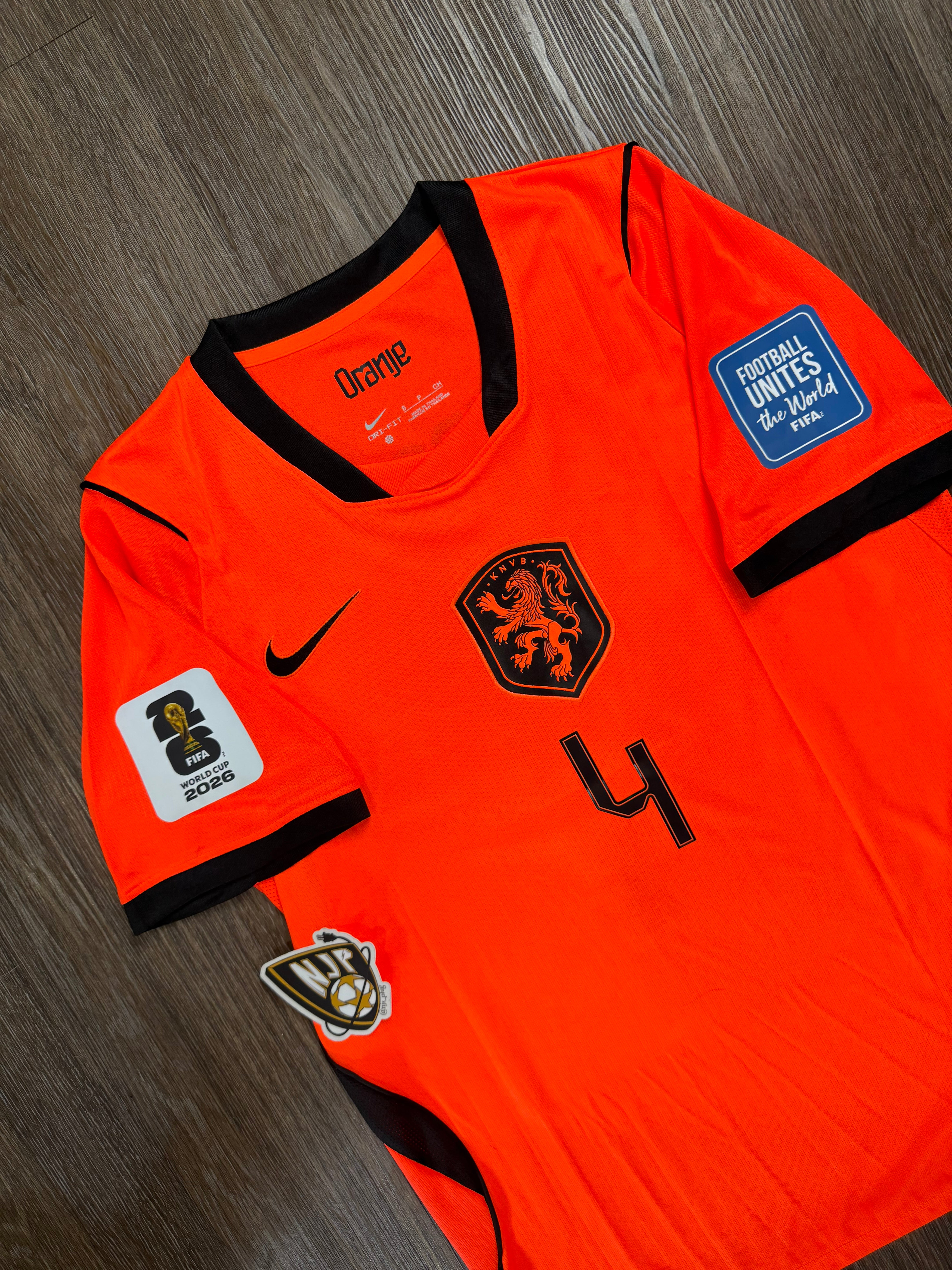 2026 Netherlands Virgil Van Dijk Home Jersey