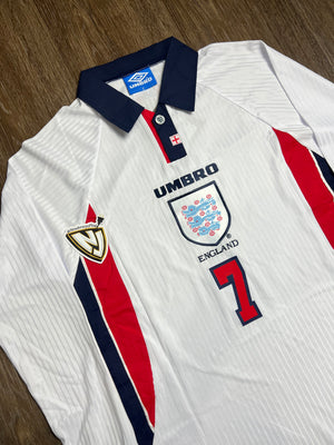 98 England David Beckham Long Sleeve