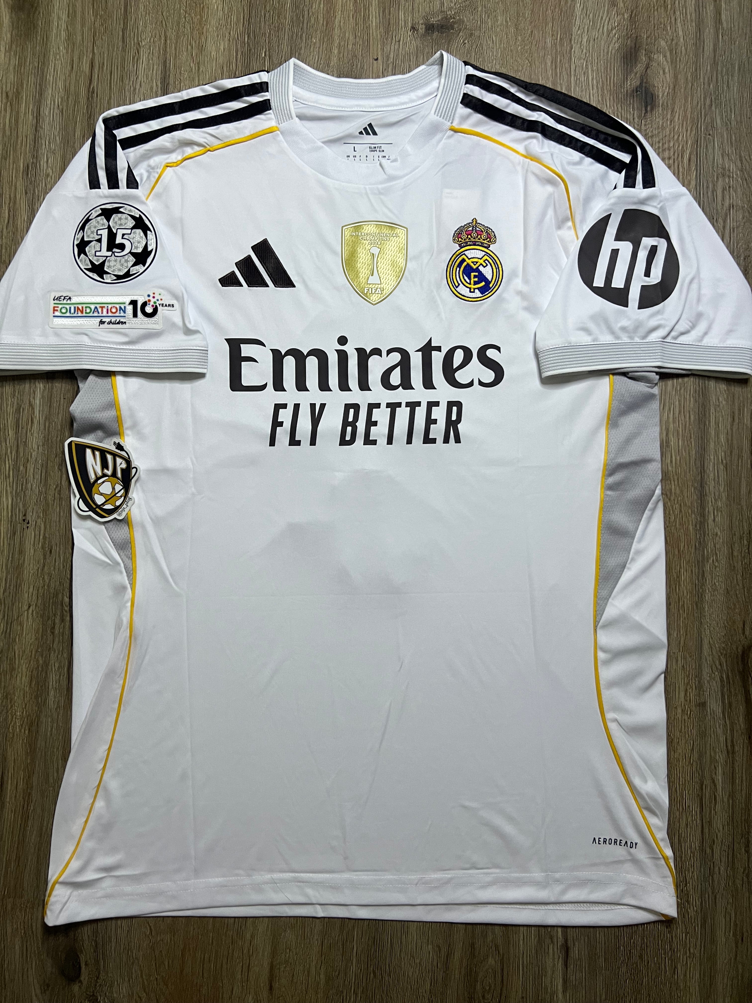 25/26 Real Madrid Kylian Mbappe Home Jersey