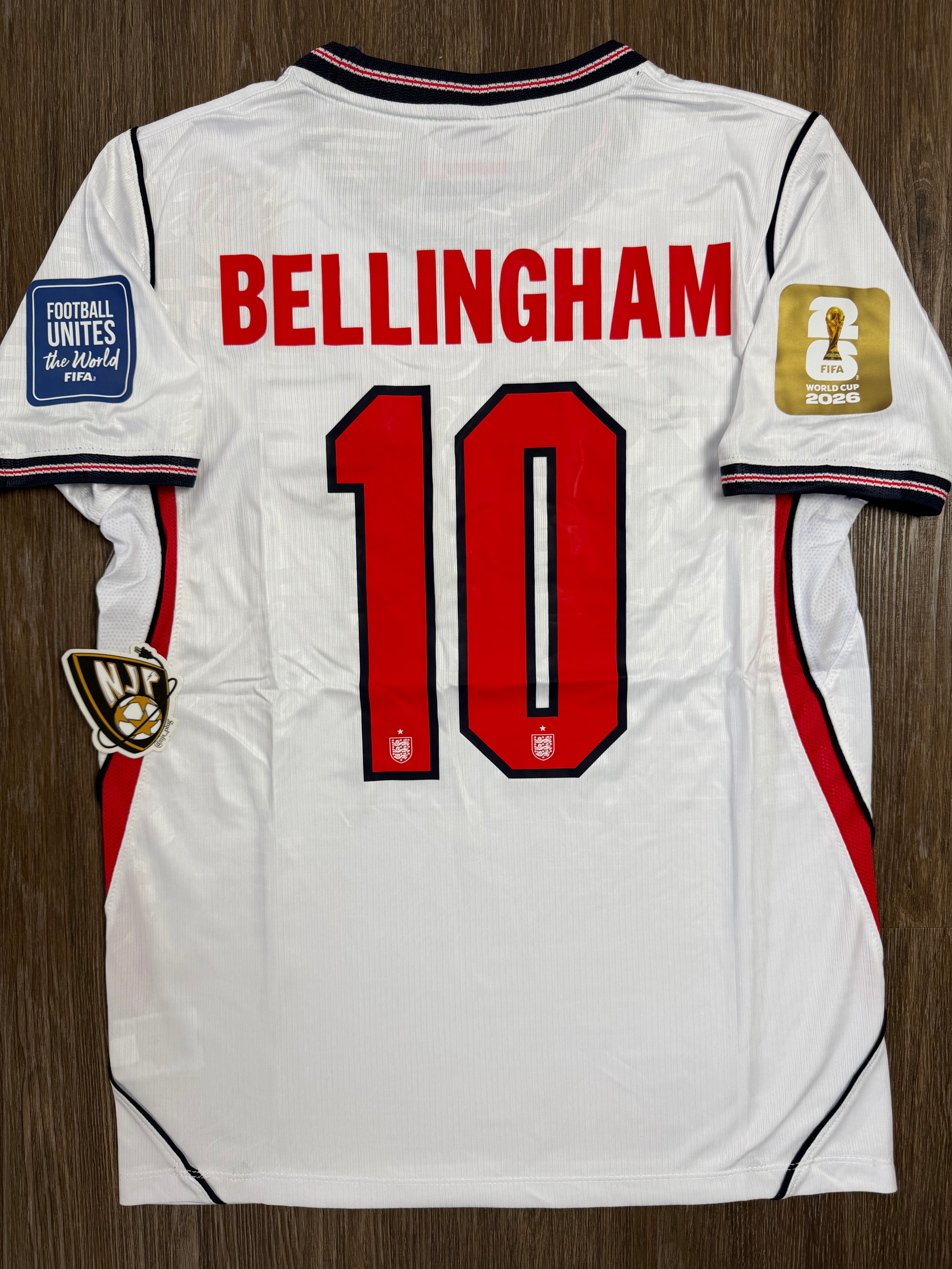 2026 England Jude Bellingham Home Jersey