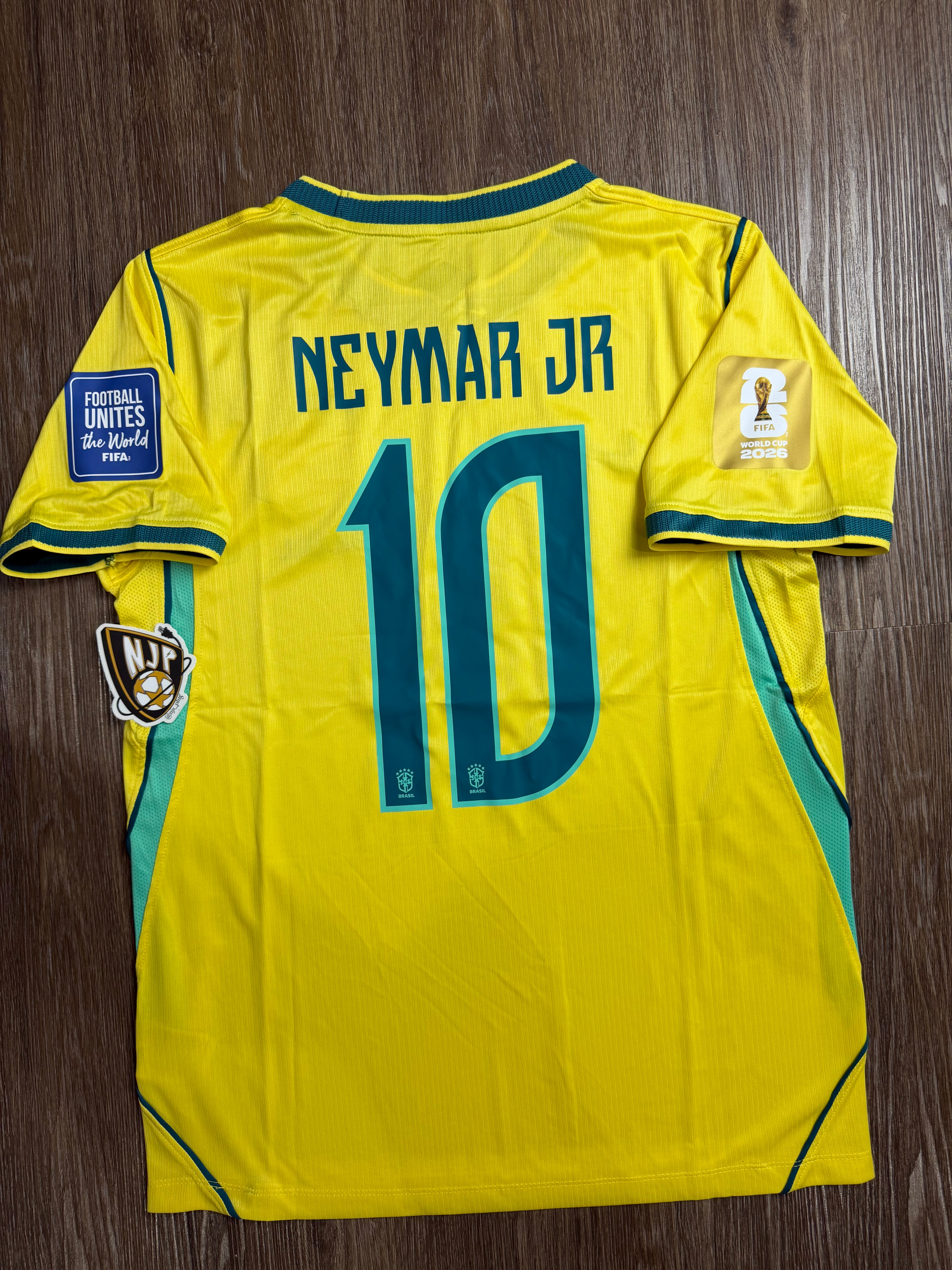 2026 Brazil Neymar Jr Home Jersey