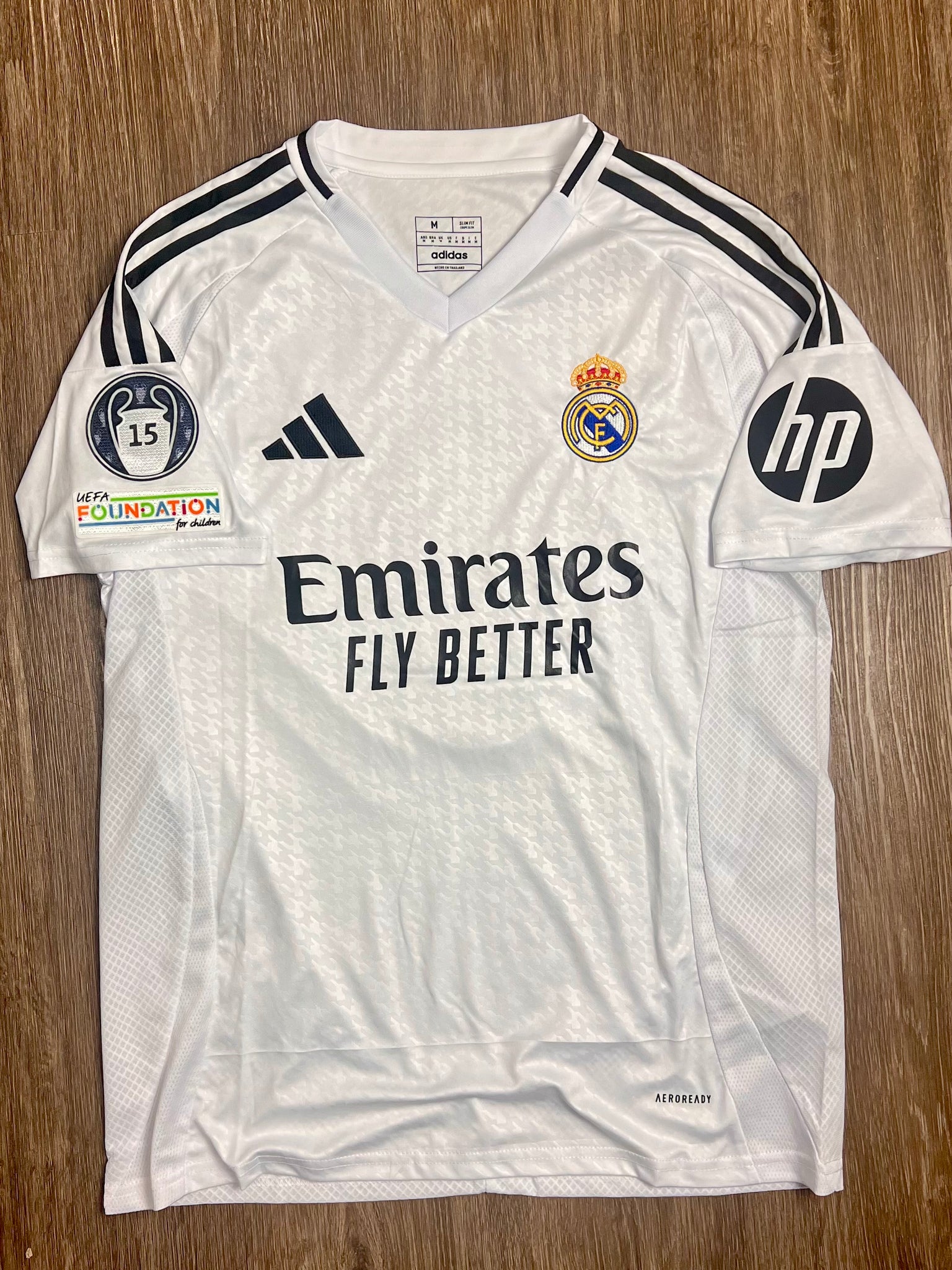 Real Madrid Kylian Mbappe Home Jersey