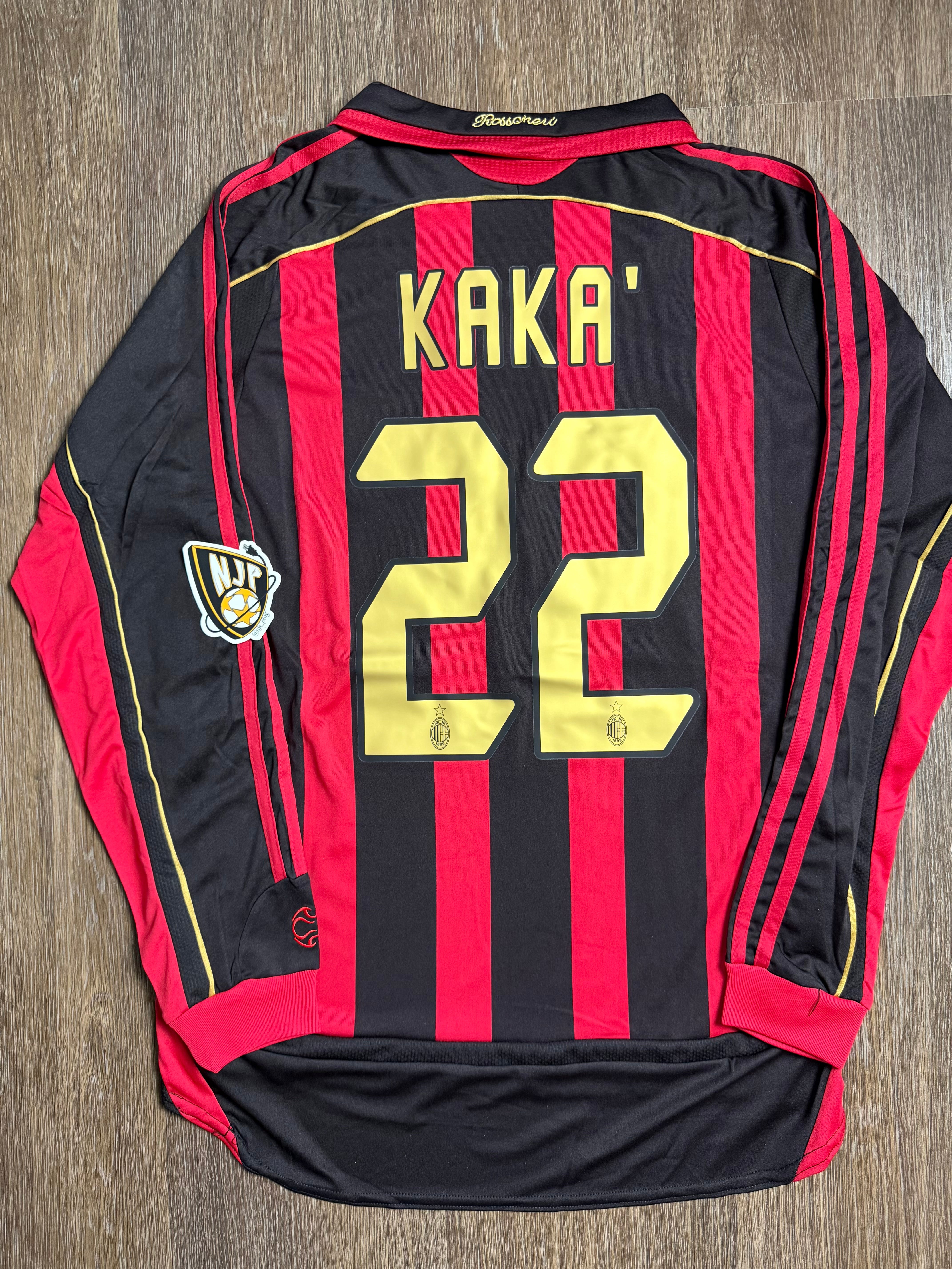 2006/07 AC Milan Kaka 22 Home Long Sleeve
