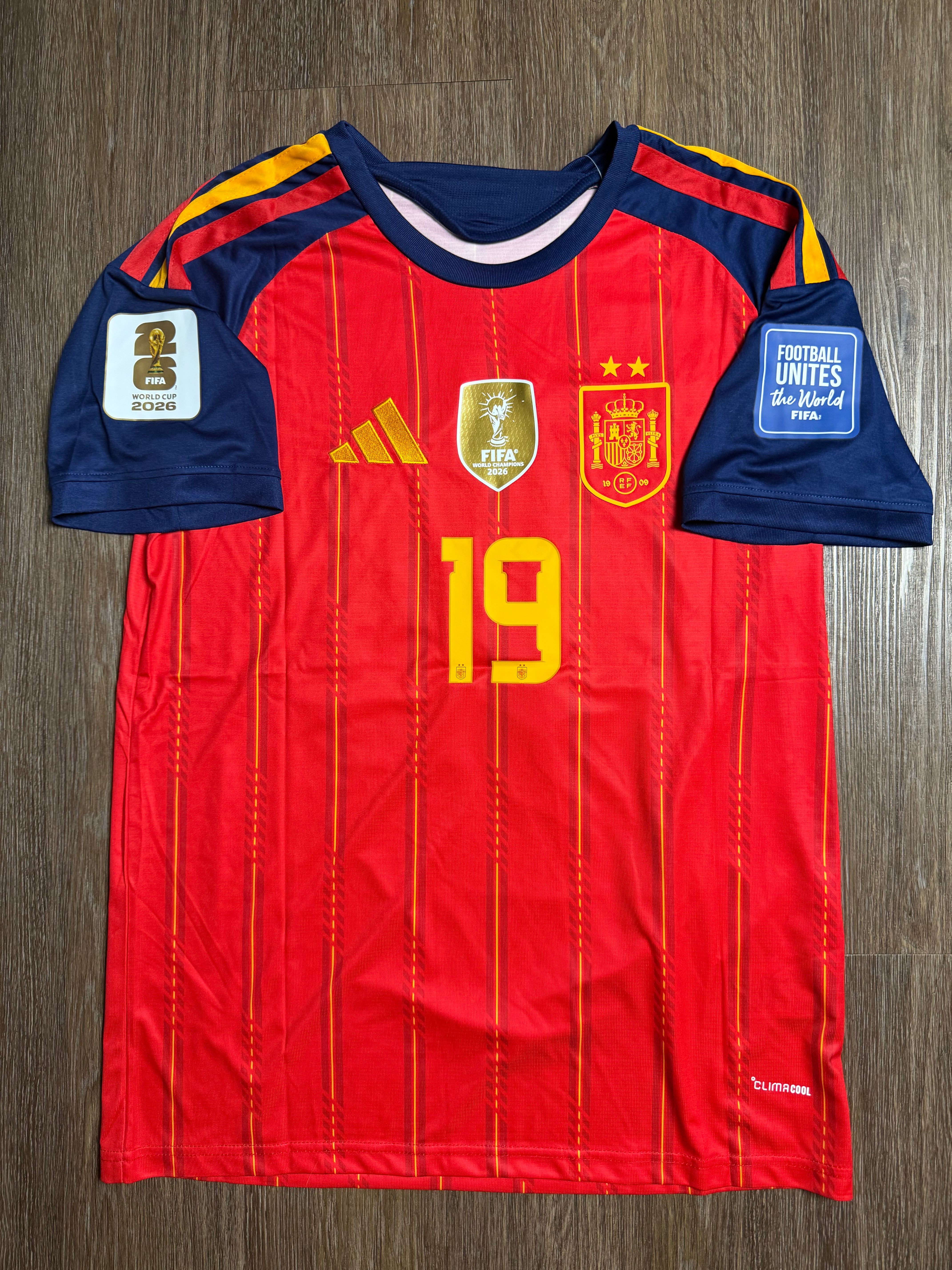 25/26 Spain Lamine Yamal Home Jersey