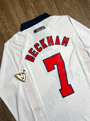 98 England David Beckham Long Sleeve