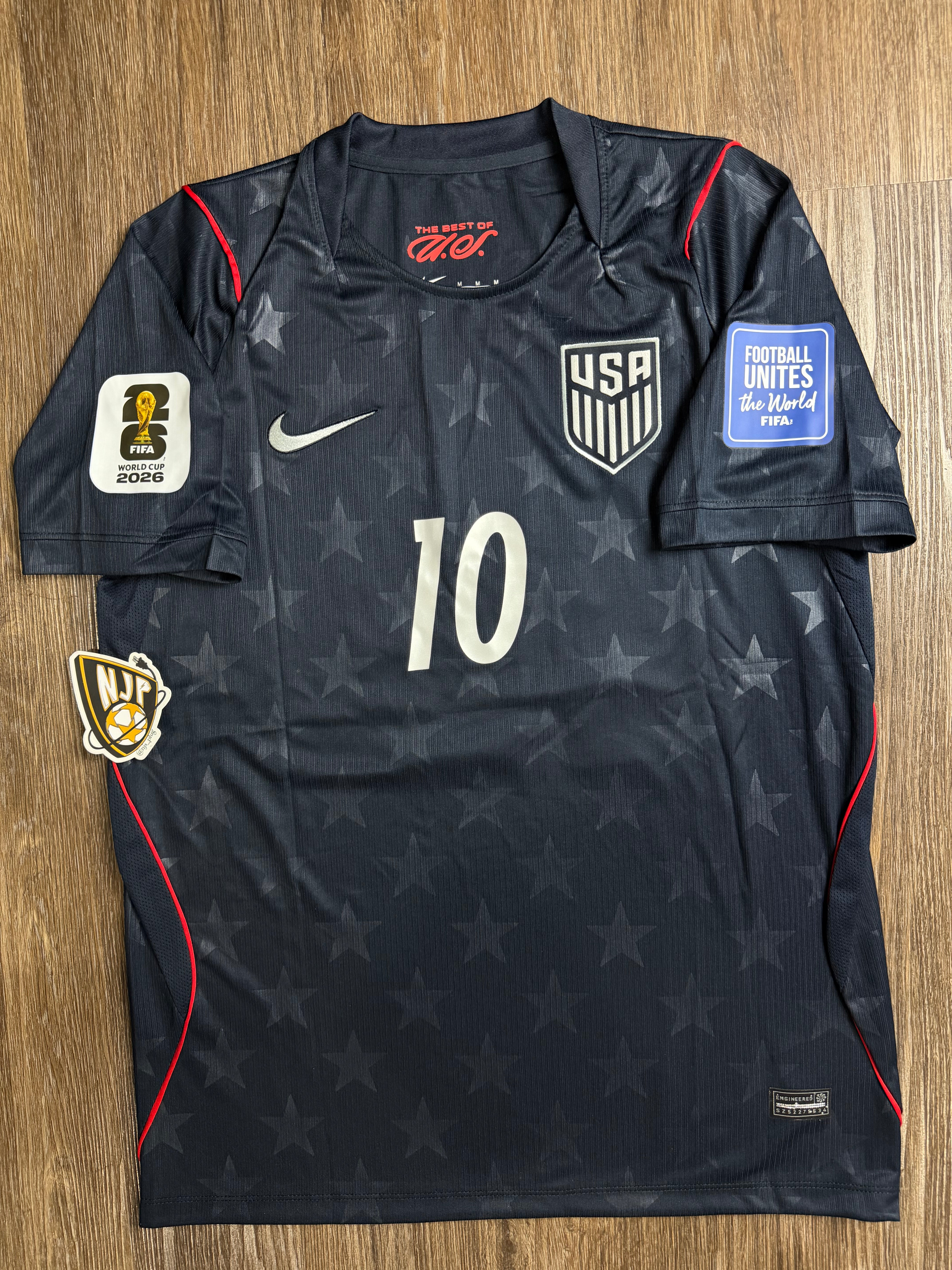2026 USMNT Christian Pulisic Away Jersey