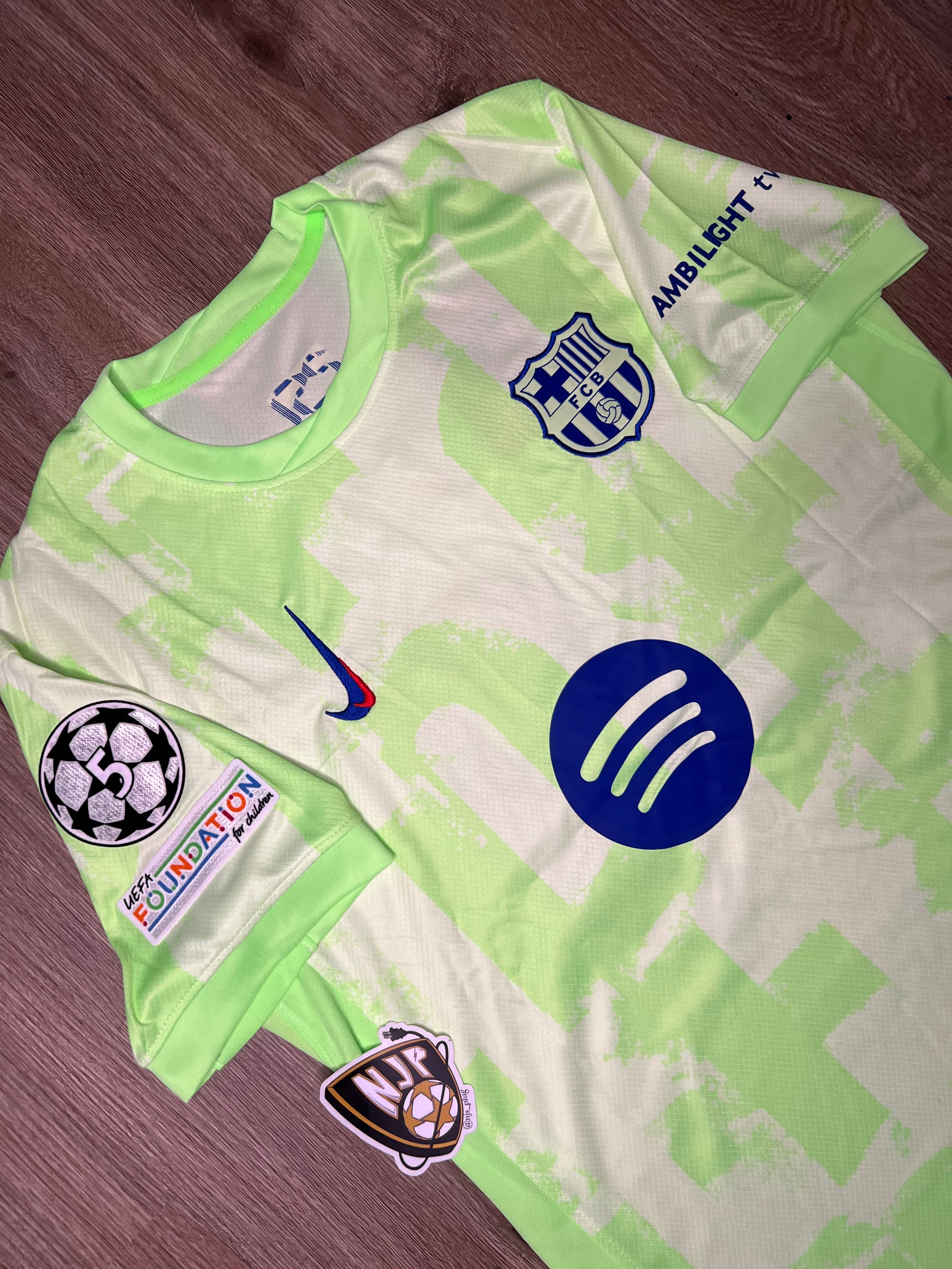 24/25 Barcelona Lamine Yamal third jersey