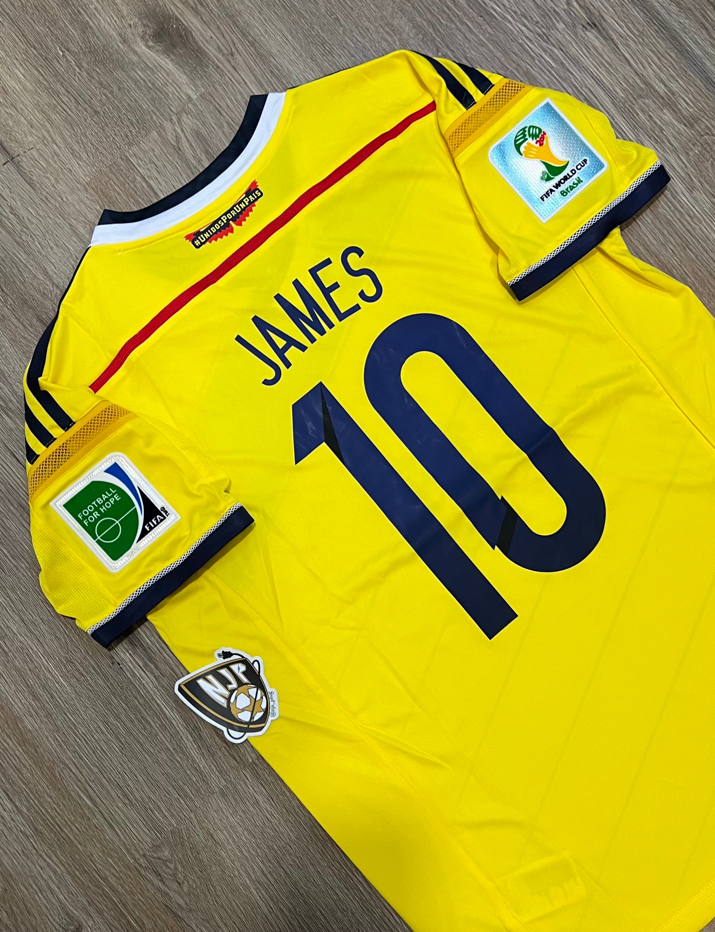 2014 Colombia James Rodriguez Home Jersey