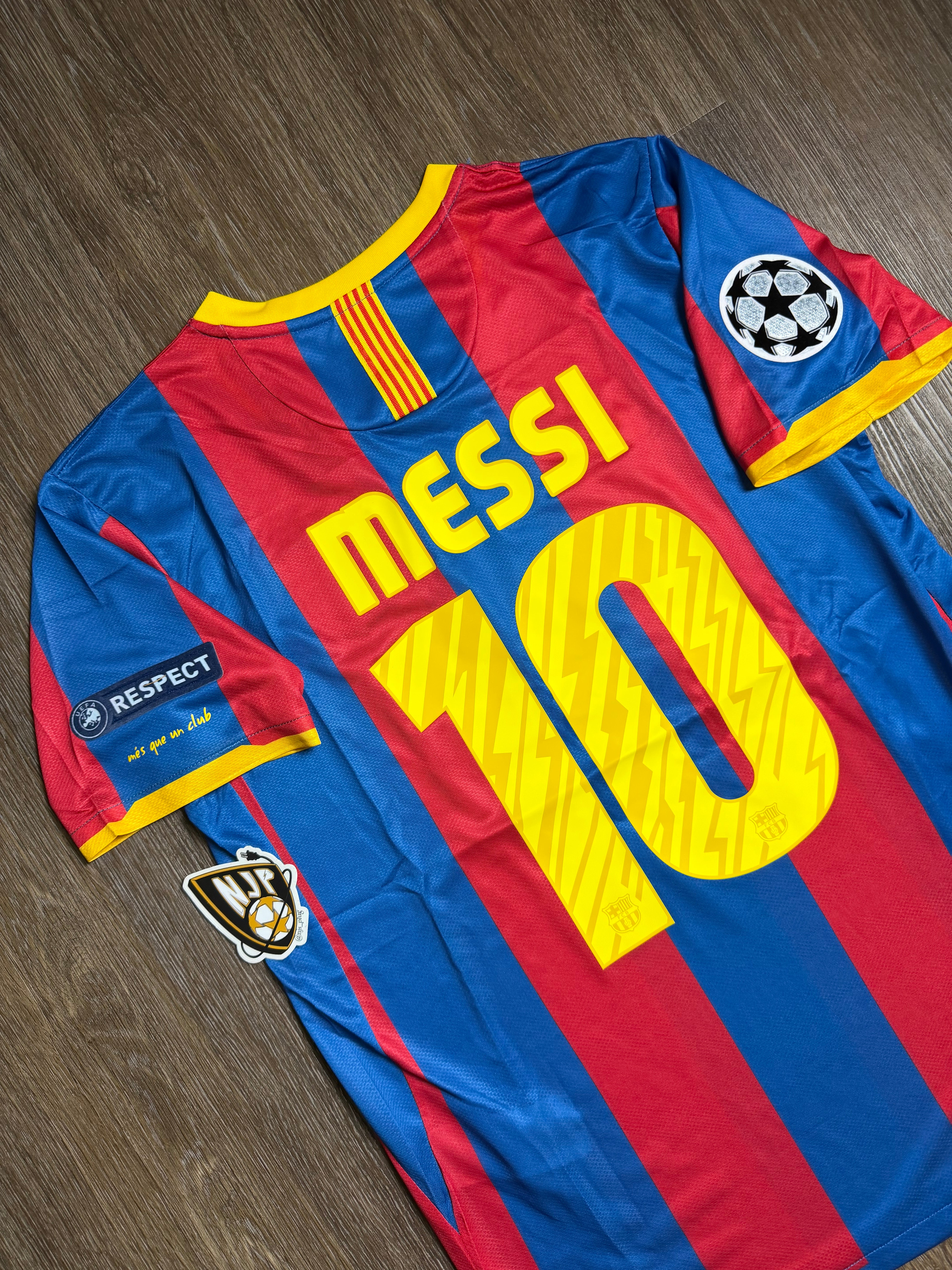 2010/11 Barcelona Lionel Messi 10 Home Jersey