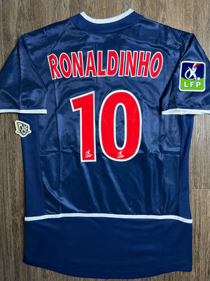 02/03 PSG Ronaldinho Home Jersey