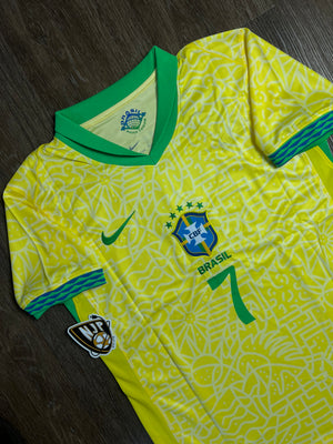 24/25 Brazil Vini Jr Home Jersey