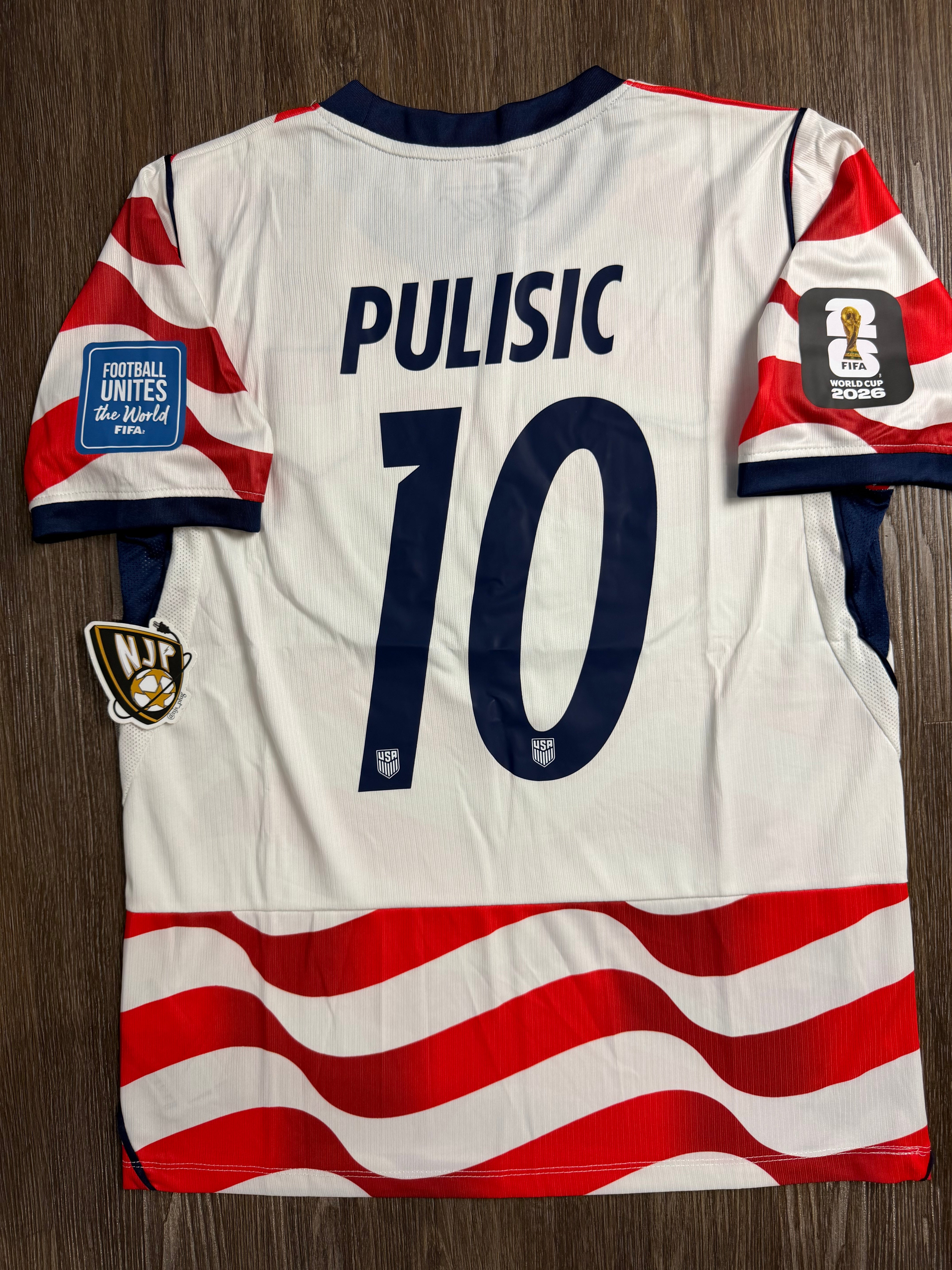2026 USMNT Christian Pulisic Home Jersey