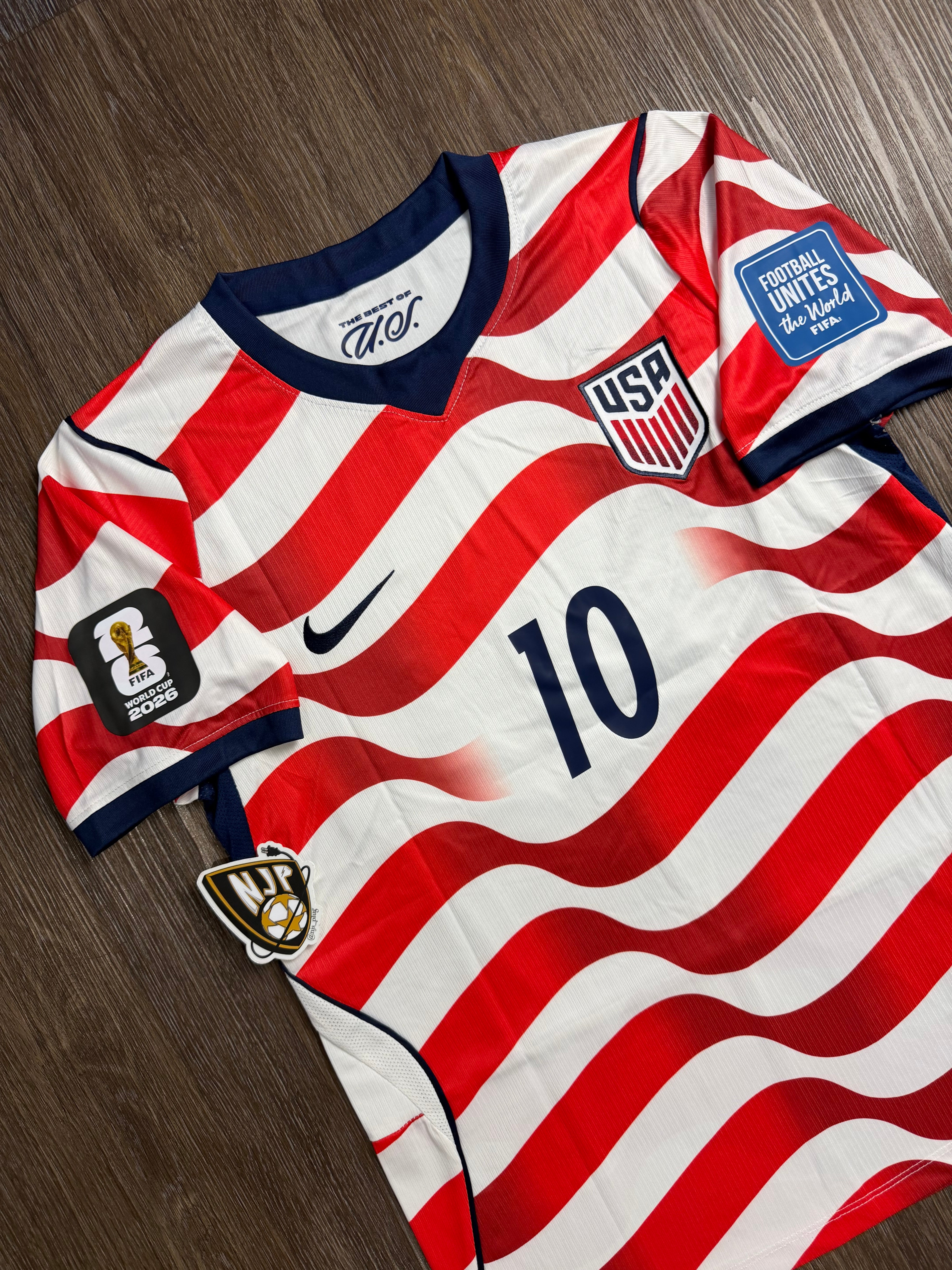 2026 USMNT Christian Pulisic Home Jersey