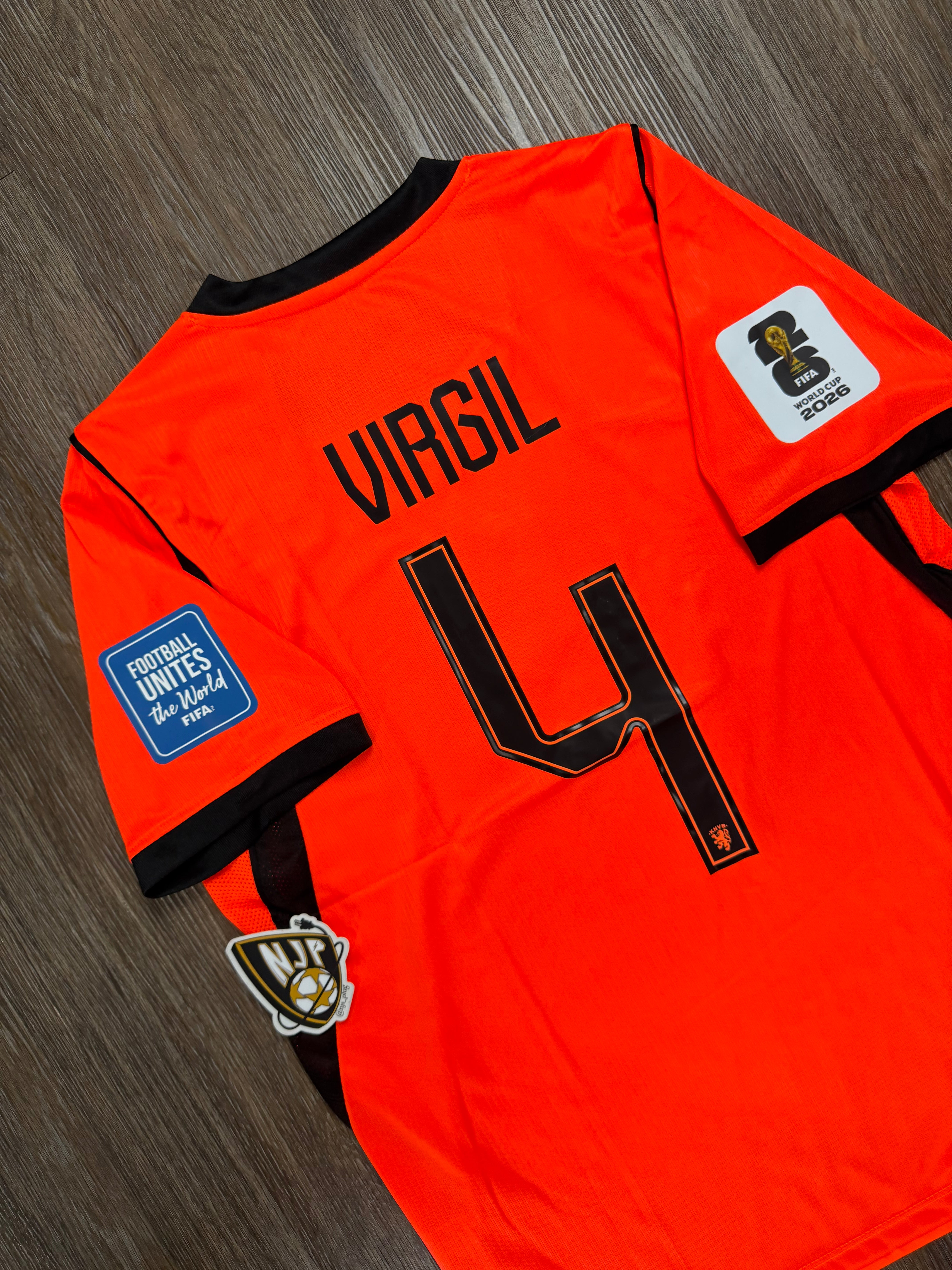 2026 Netherlands Virgil Van Dijk Home Jersey