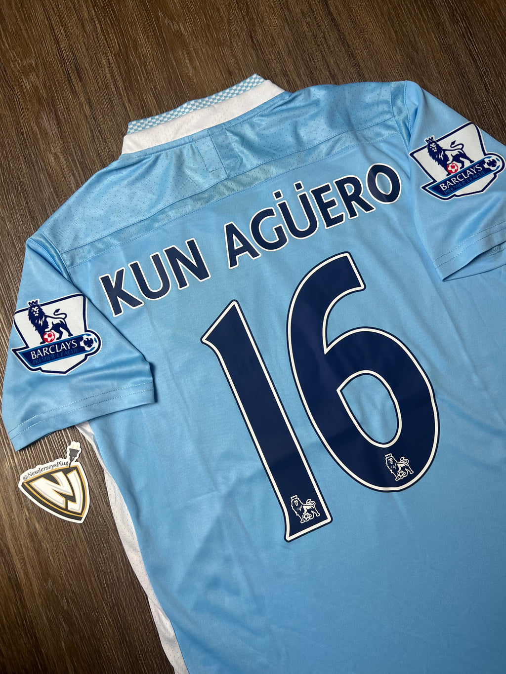 11/12 Manchester City Kun Agüero Home Jersey