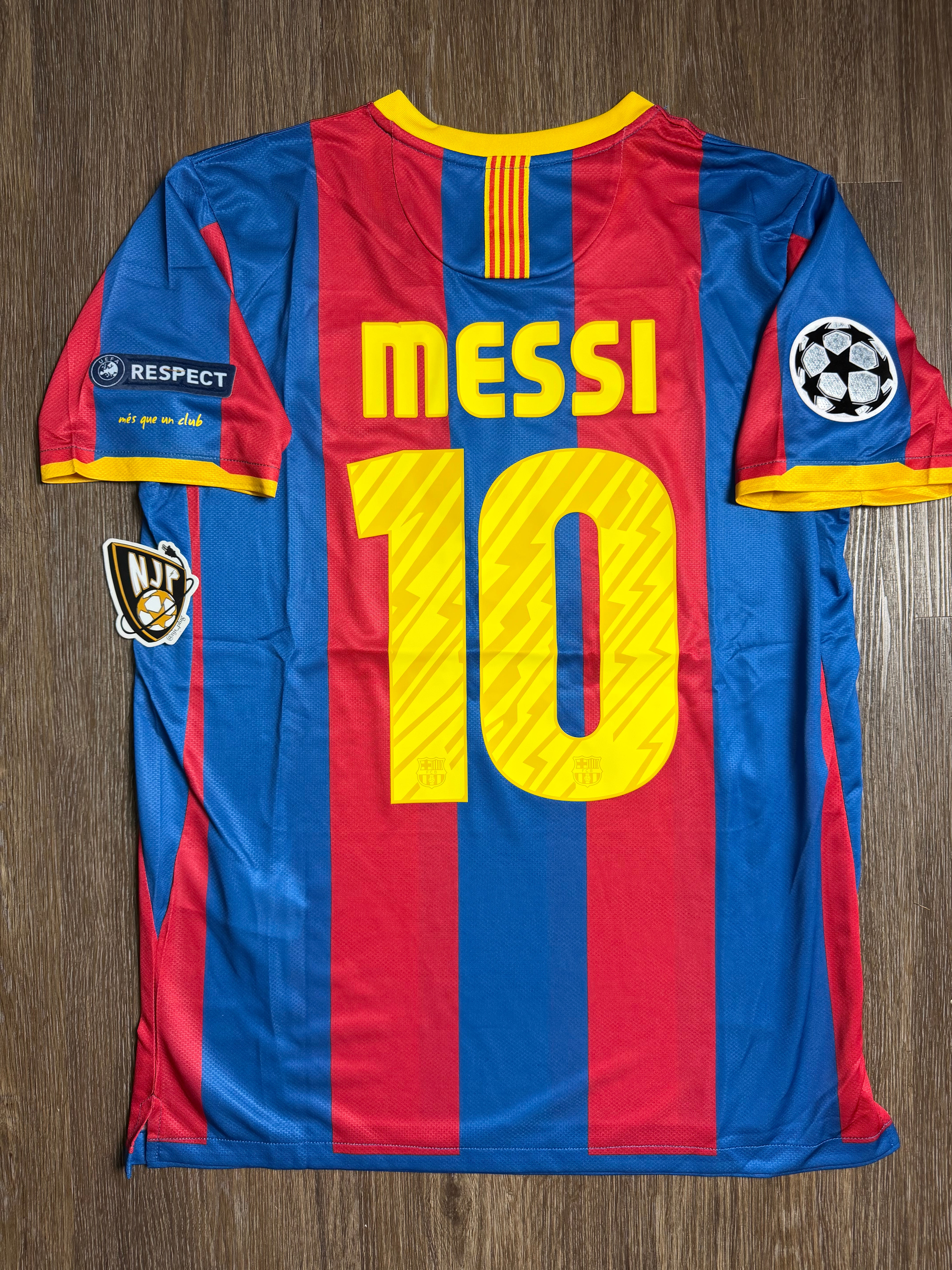 2010/11 Barcelona Lionel Messi 10 Home Jersey