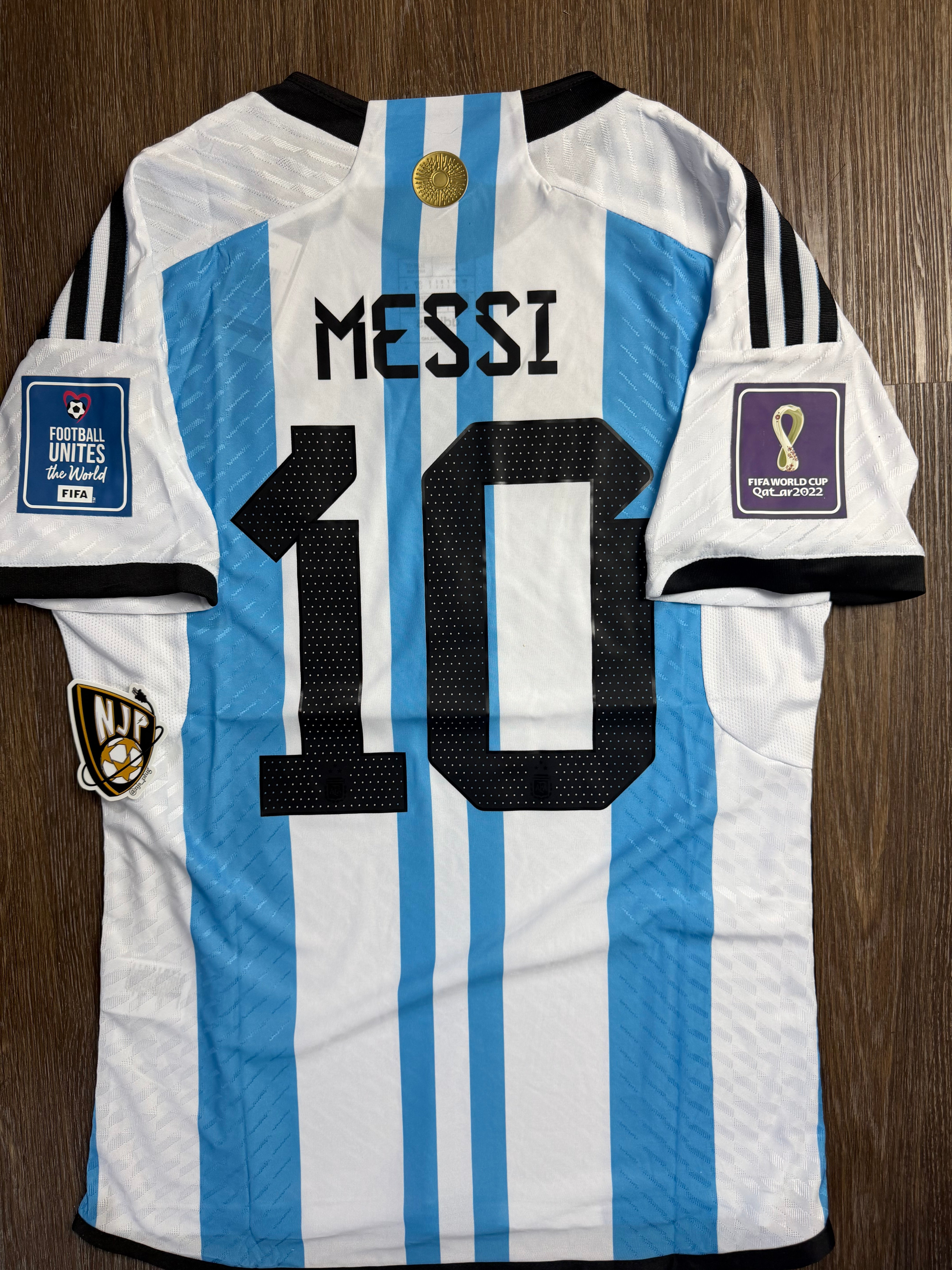 2022 Argentina Lionel Messi Final Jersey