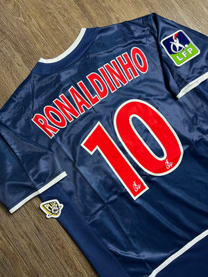 02/03 PSG Ronaldinho Home Jersey