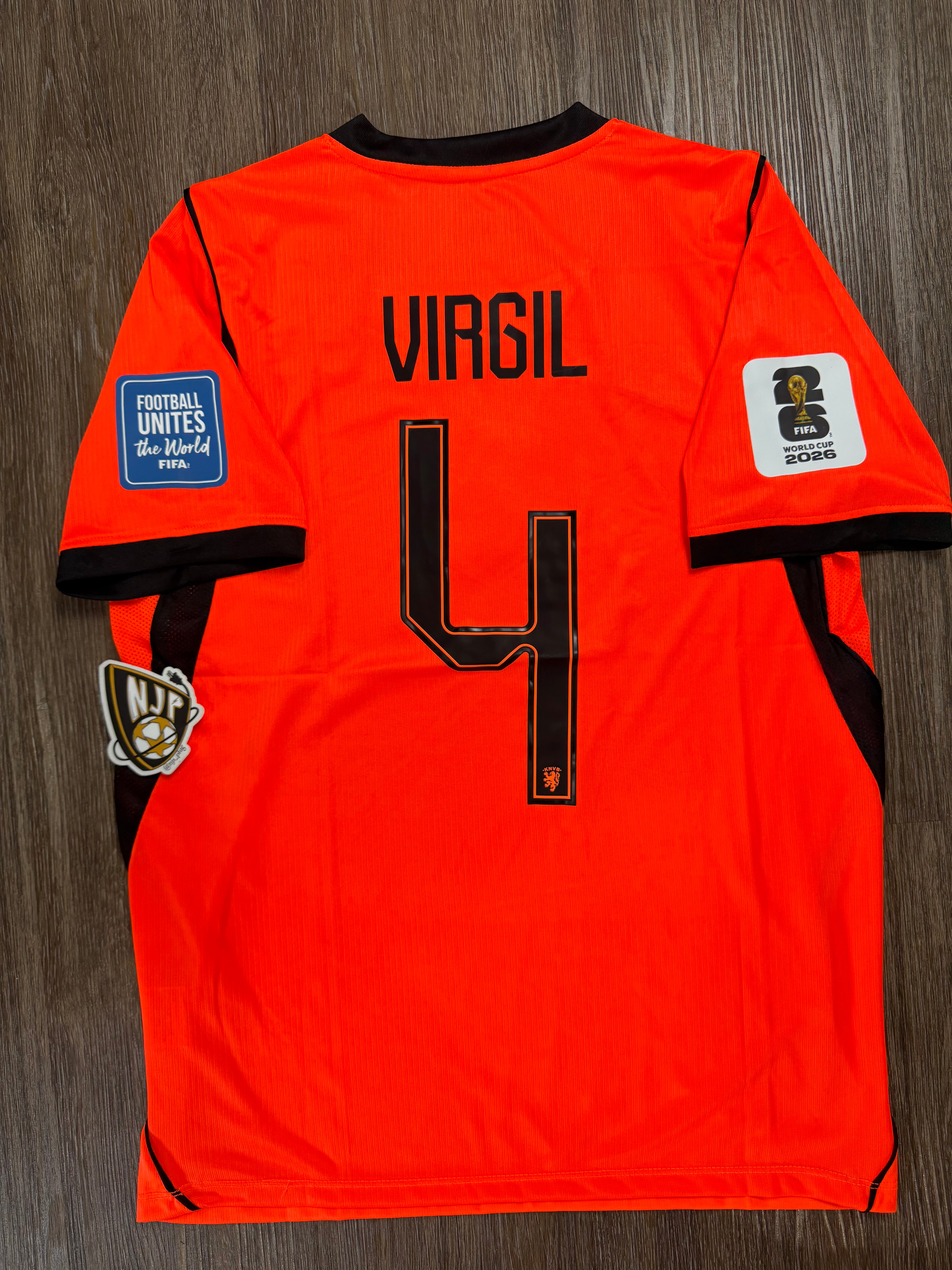 2026 Netherlands Virgil Van Dijk Home Jersey