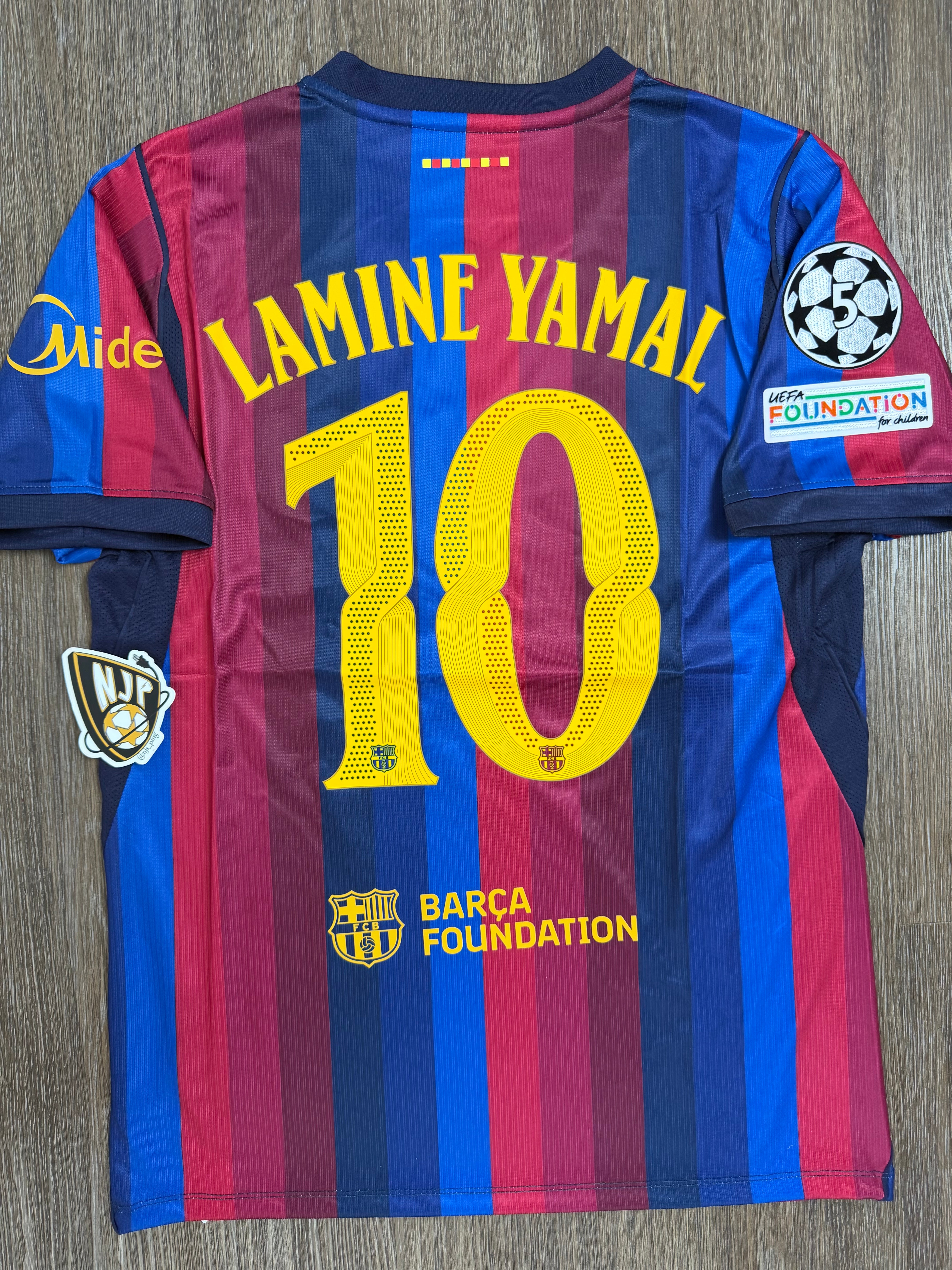 26/27 Barcelona Lamine Yamal Home Jersey