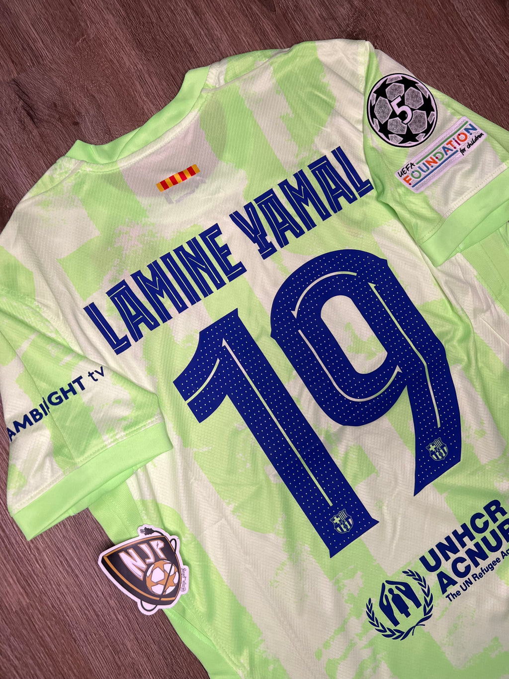 24/25 Barcelona Lamine Yamal third jersey