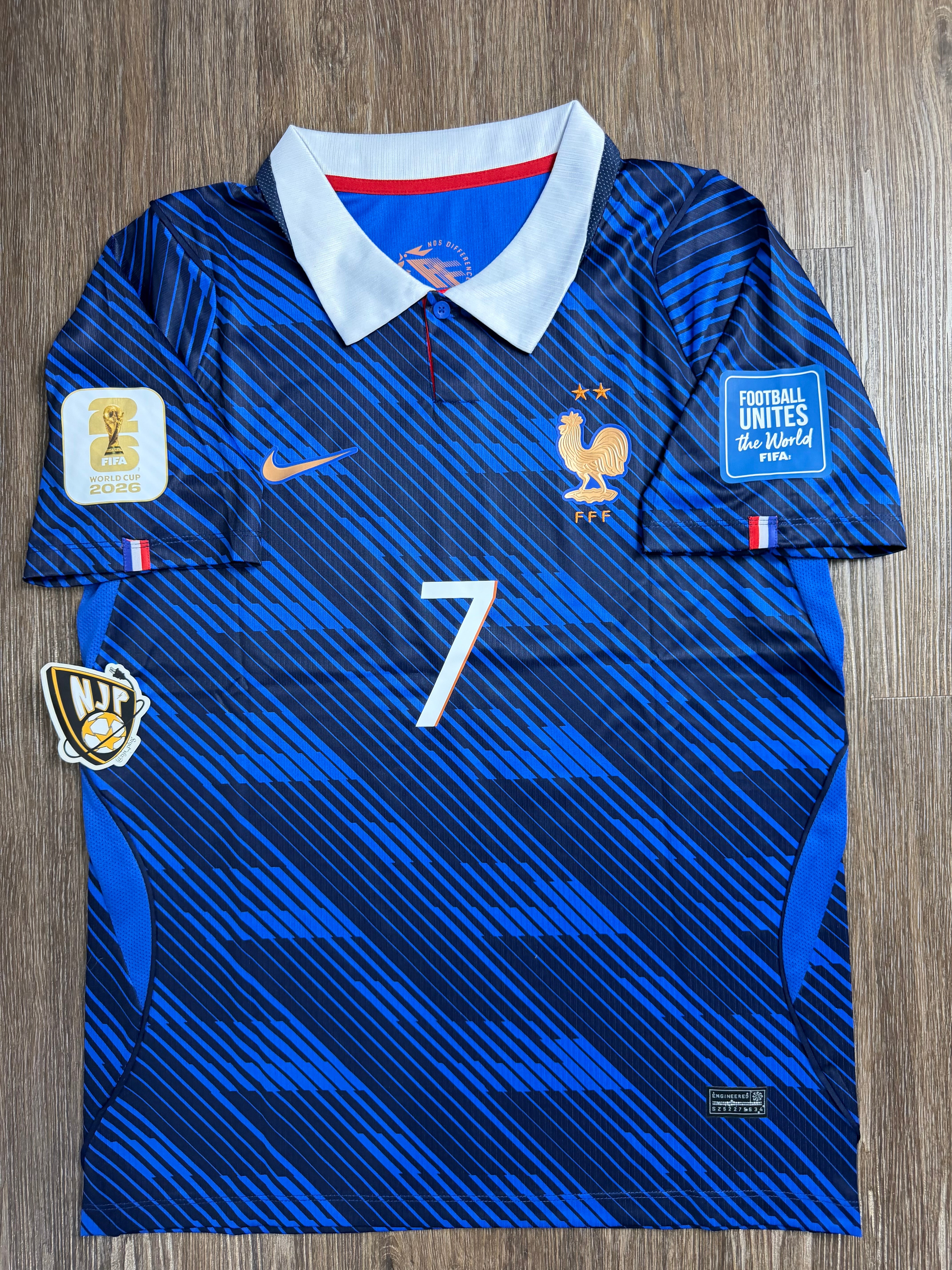 2026 France Ousmane Dembele Home Jersey