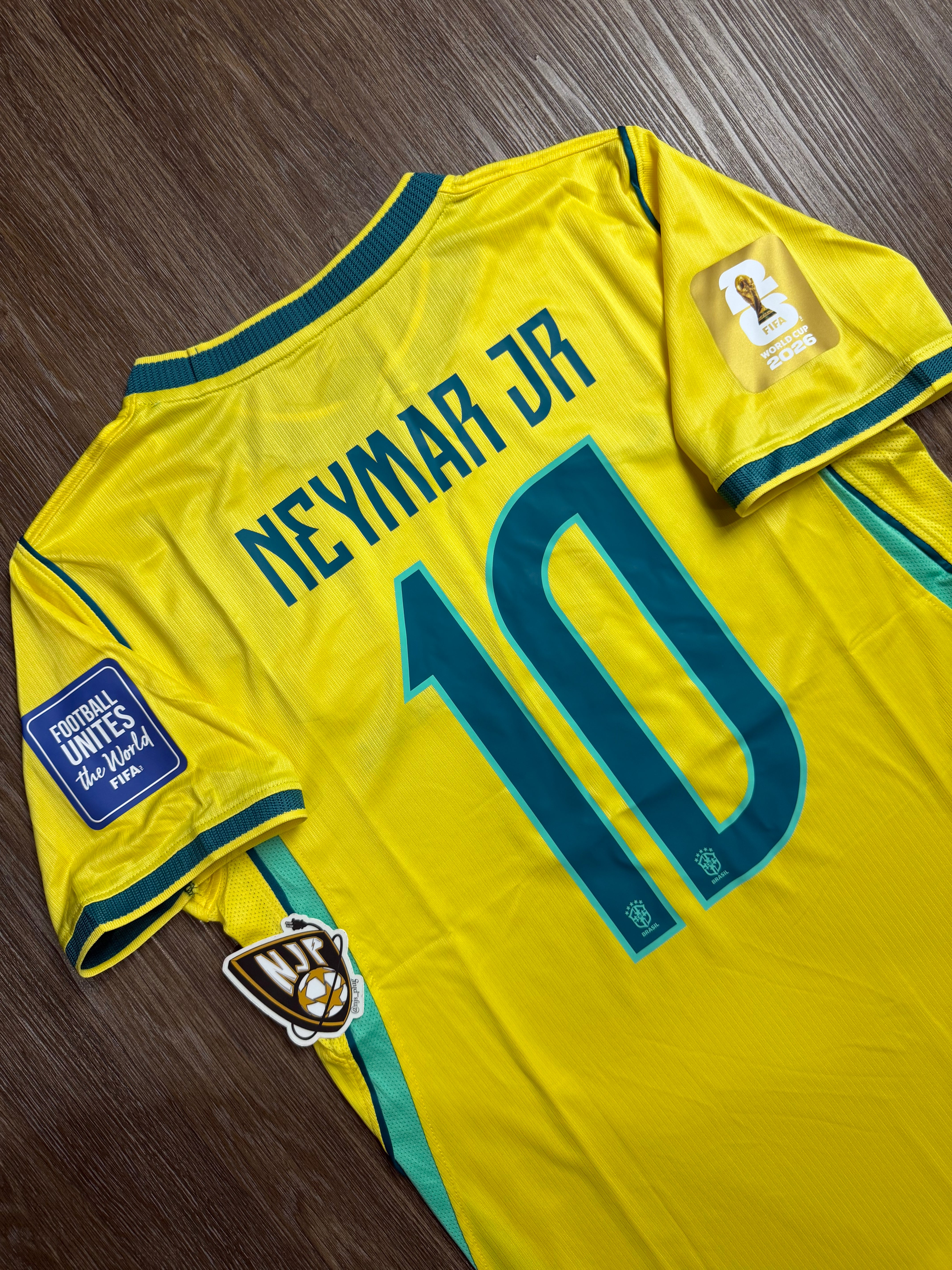 2026 Brazil Neymar Jr Home Jersey