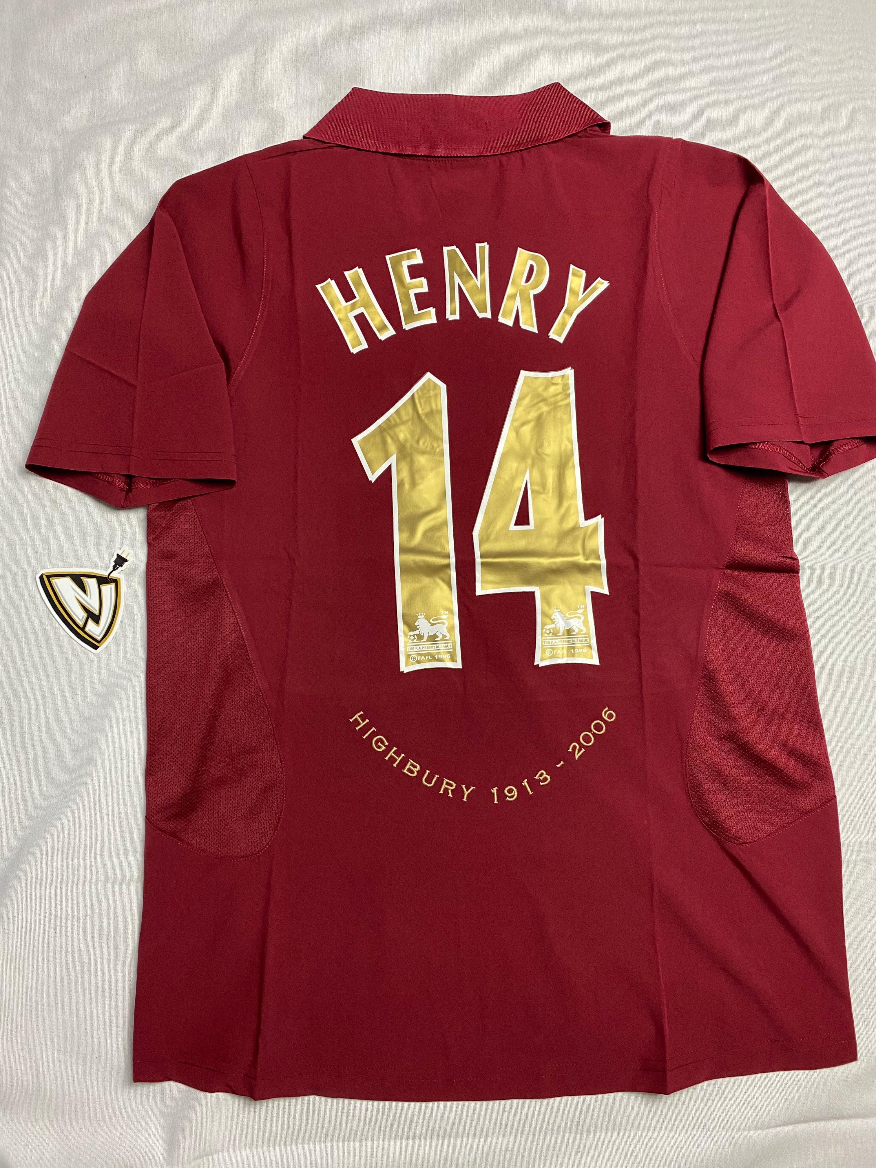 05/06 Arsenal Thierry Henry Highsbury Jersey