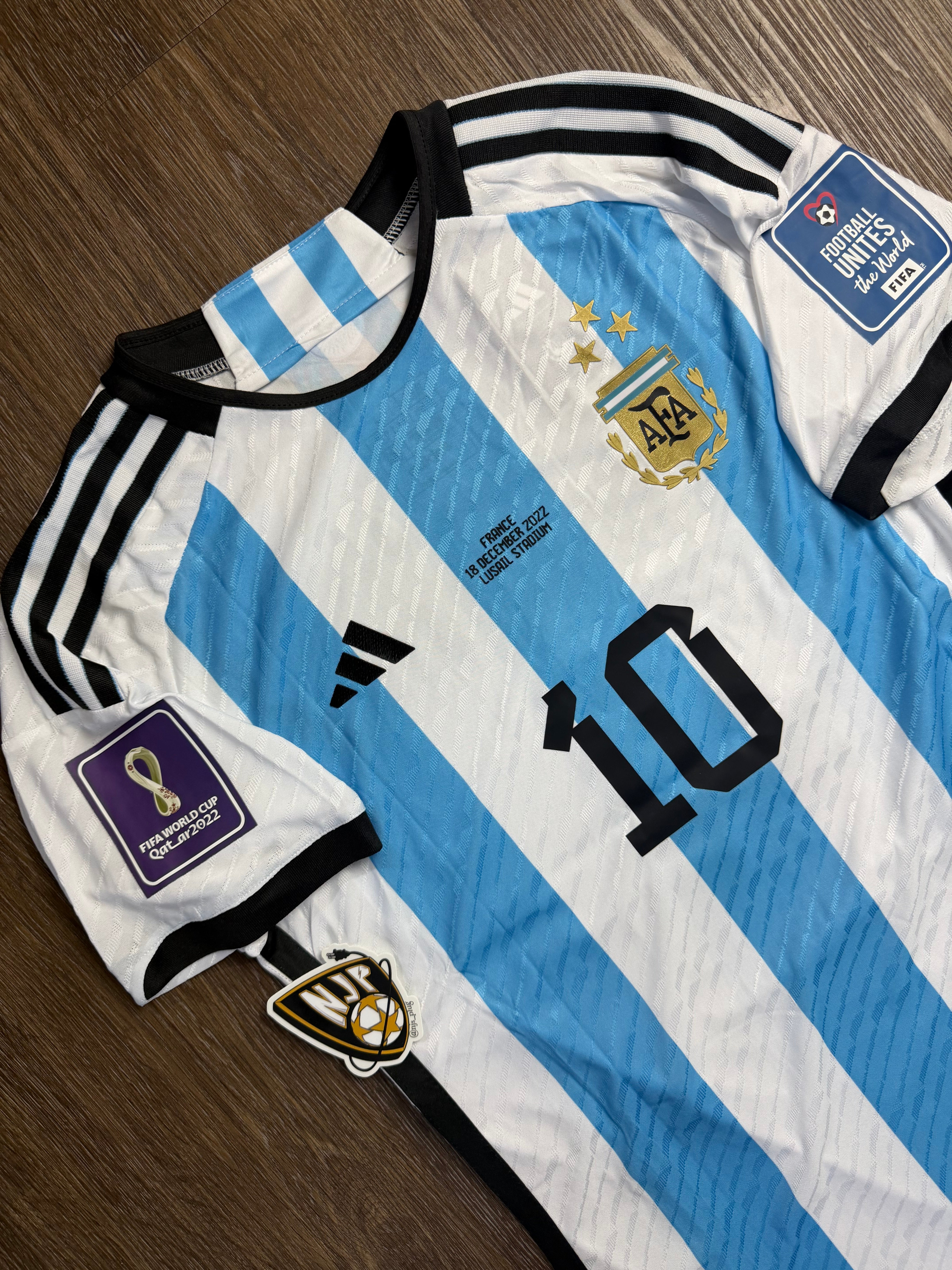2022 Argentina Lionel Messi Final Jersey