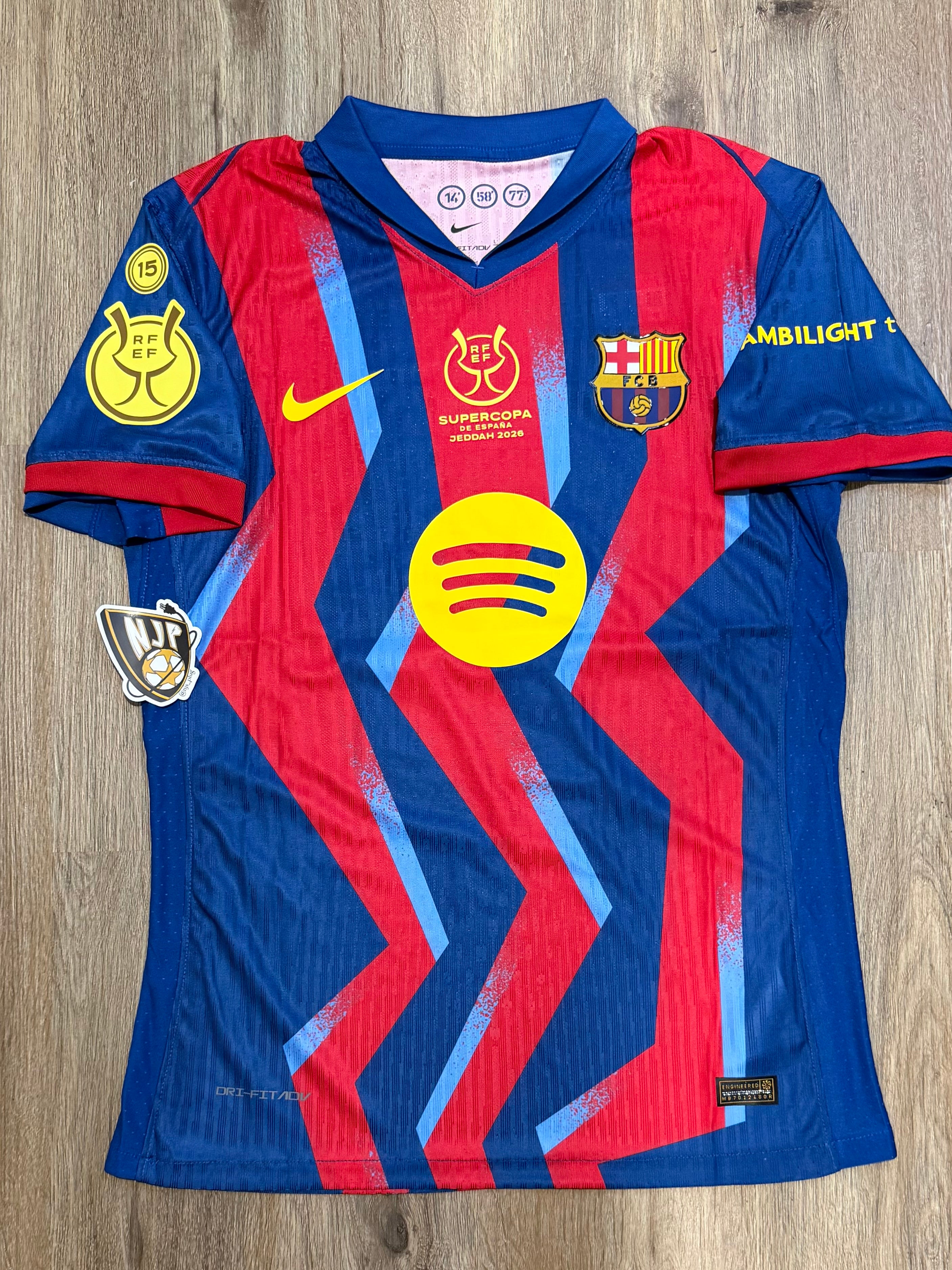 25/26 Barcelona Raphinha Fourth Jersey