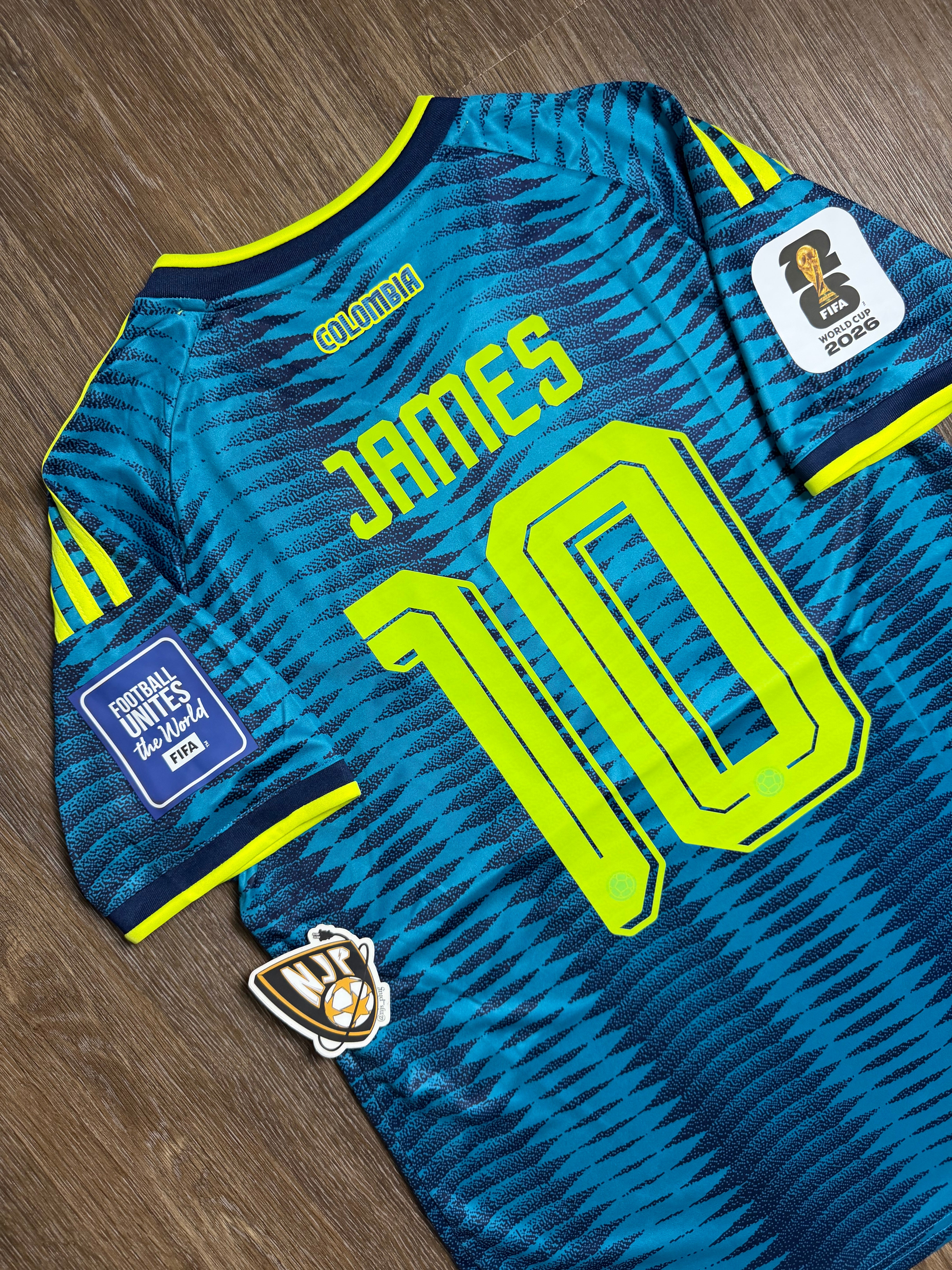 2026 Colombia James Rodriguez Away Jersey
